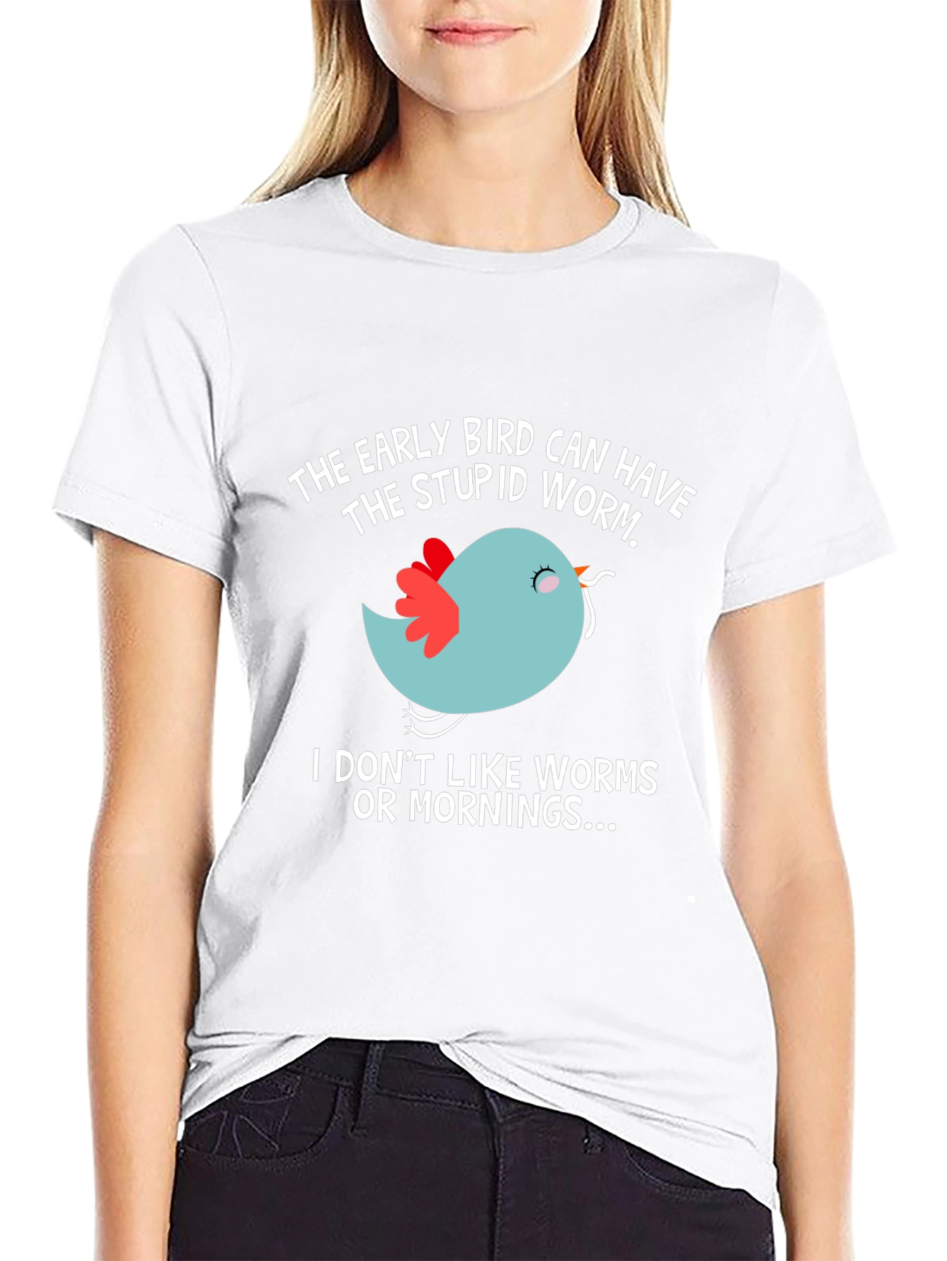 Early Bird T-Shirt - Funny Slogan Tee