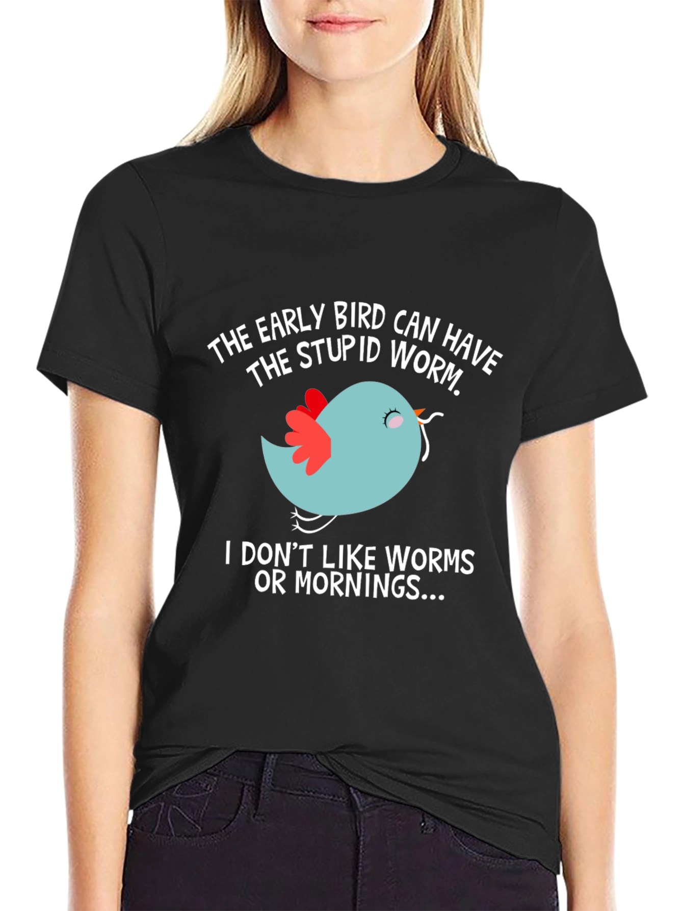 Early Bird T-Shirt - Funny Slogan Tee