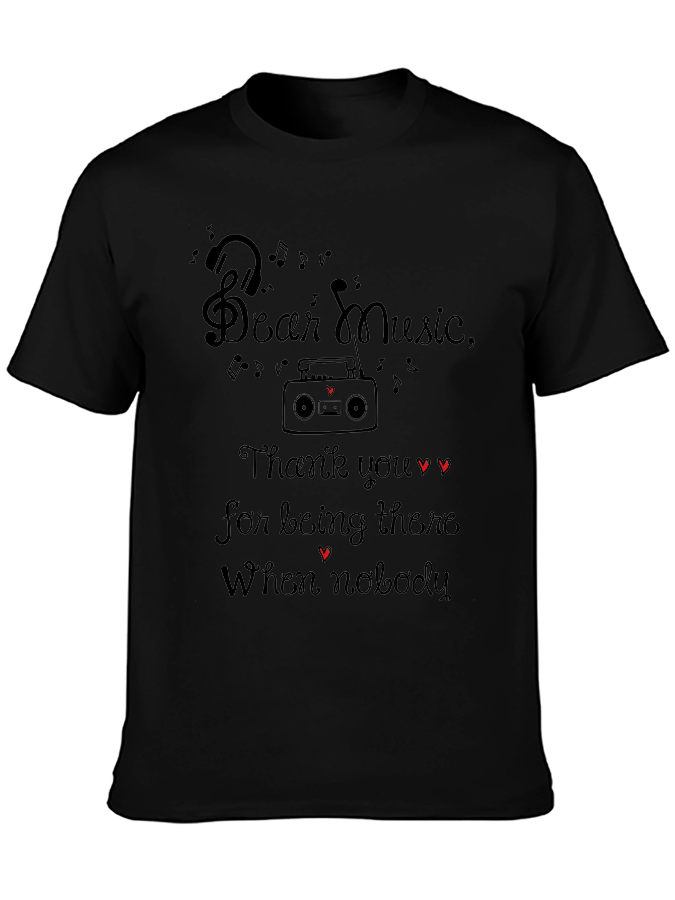 Dear Music Tee - Music Lovers T-Shirt