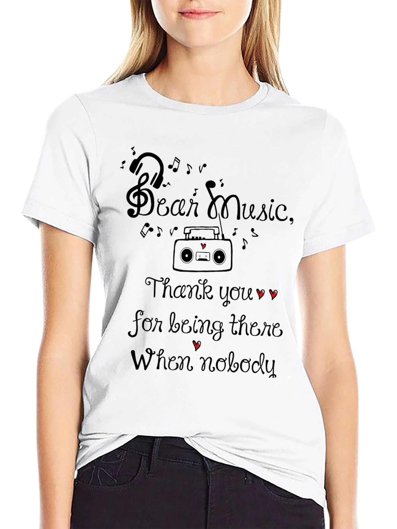 Dear Music Tee - Music Lovers T-Shirt