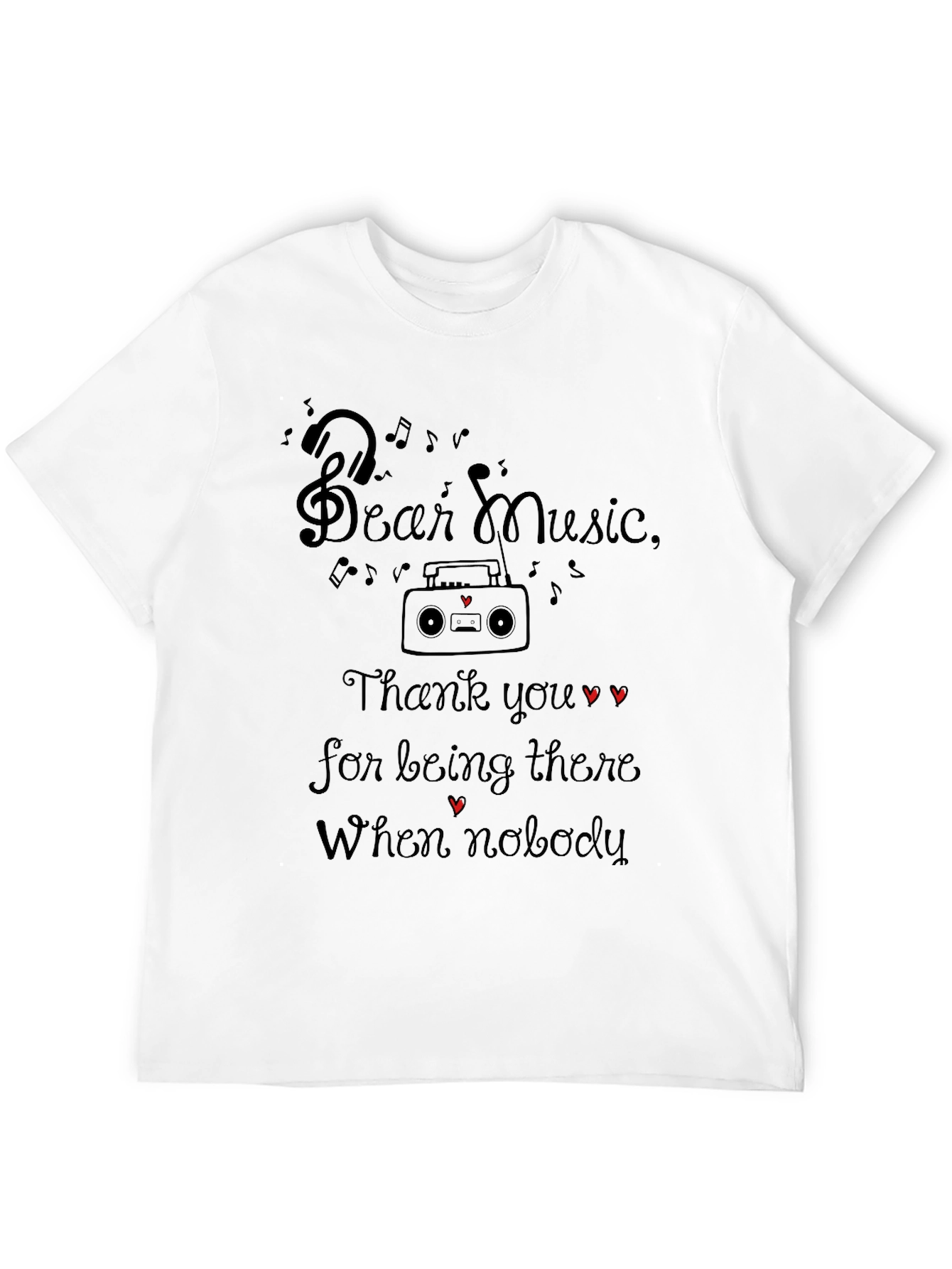 Dear Music Tee - Music Lovers T-Shirt