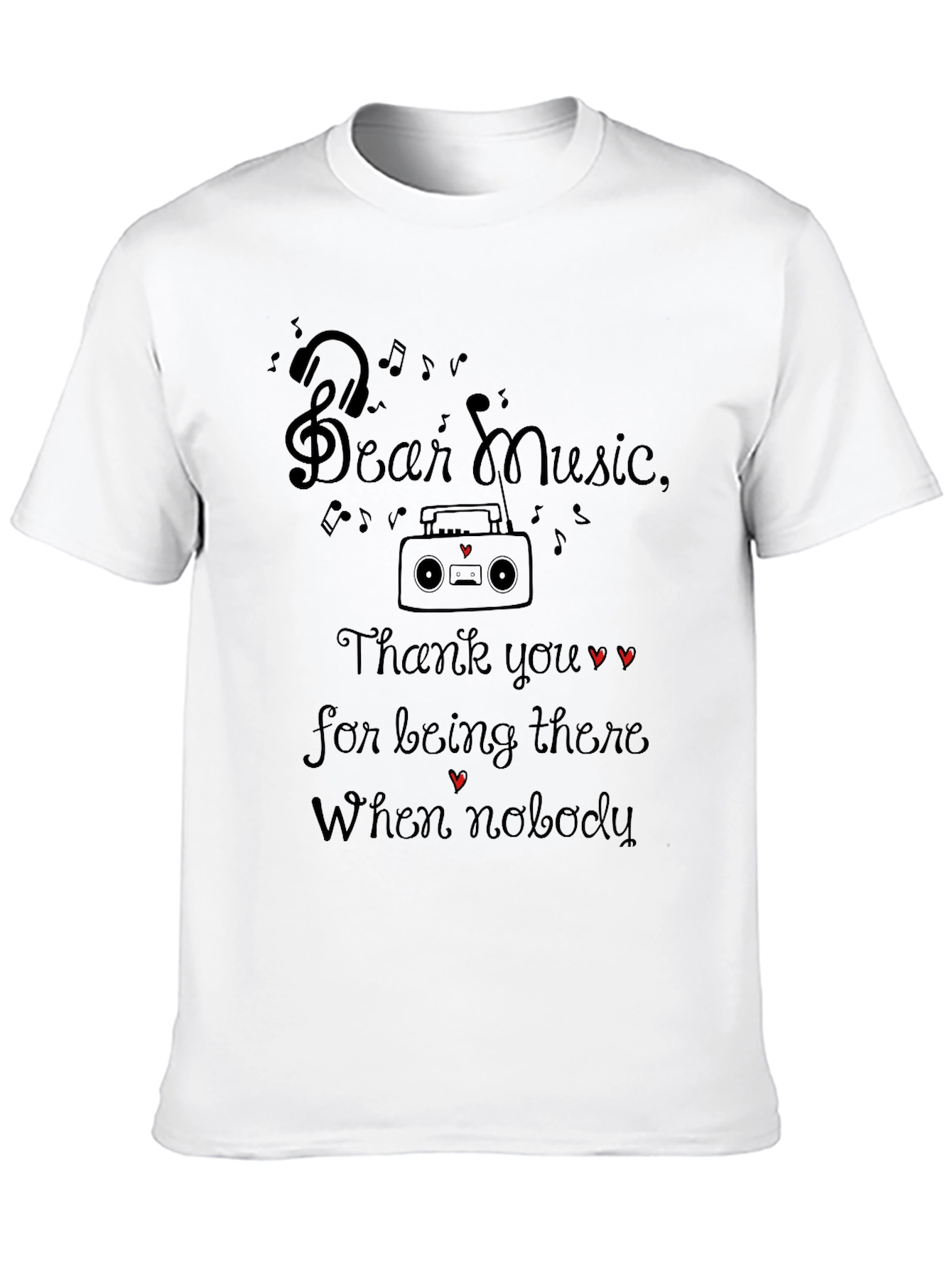 Dear Music Tee - Music Lovers T-Shirt