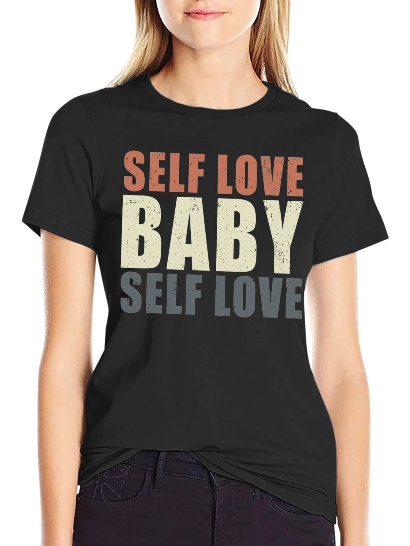 Self Love Baby Retro T-Shirt