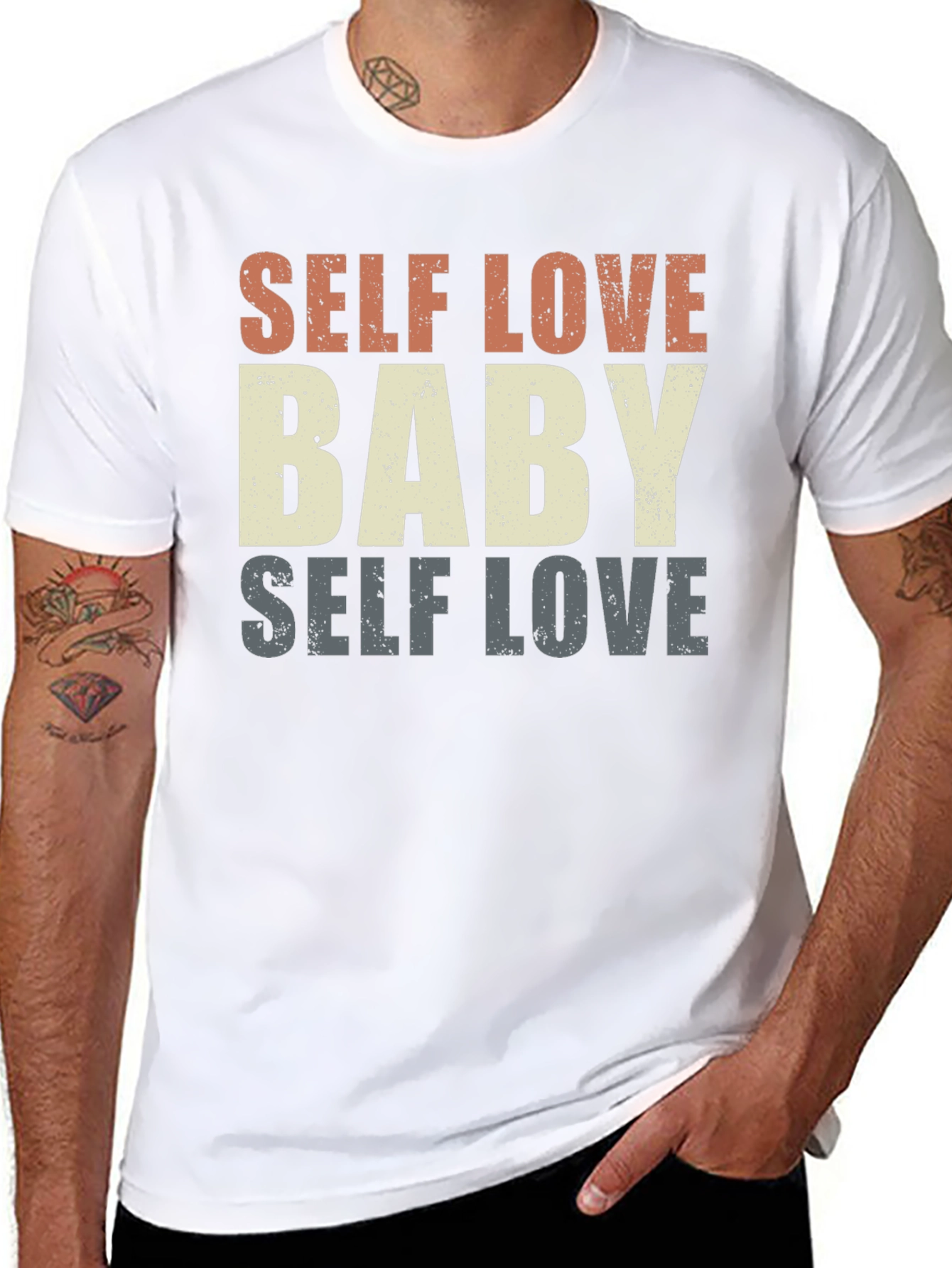 Self Love Baby Retro T-Shirt