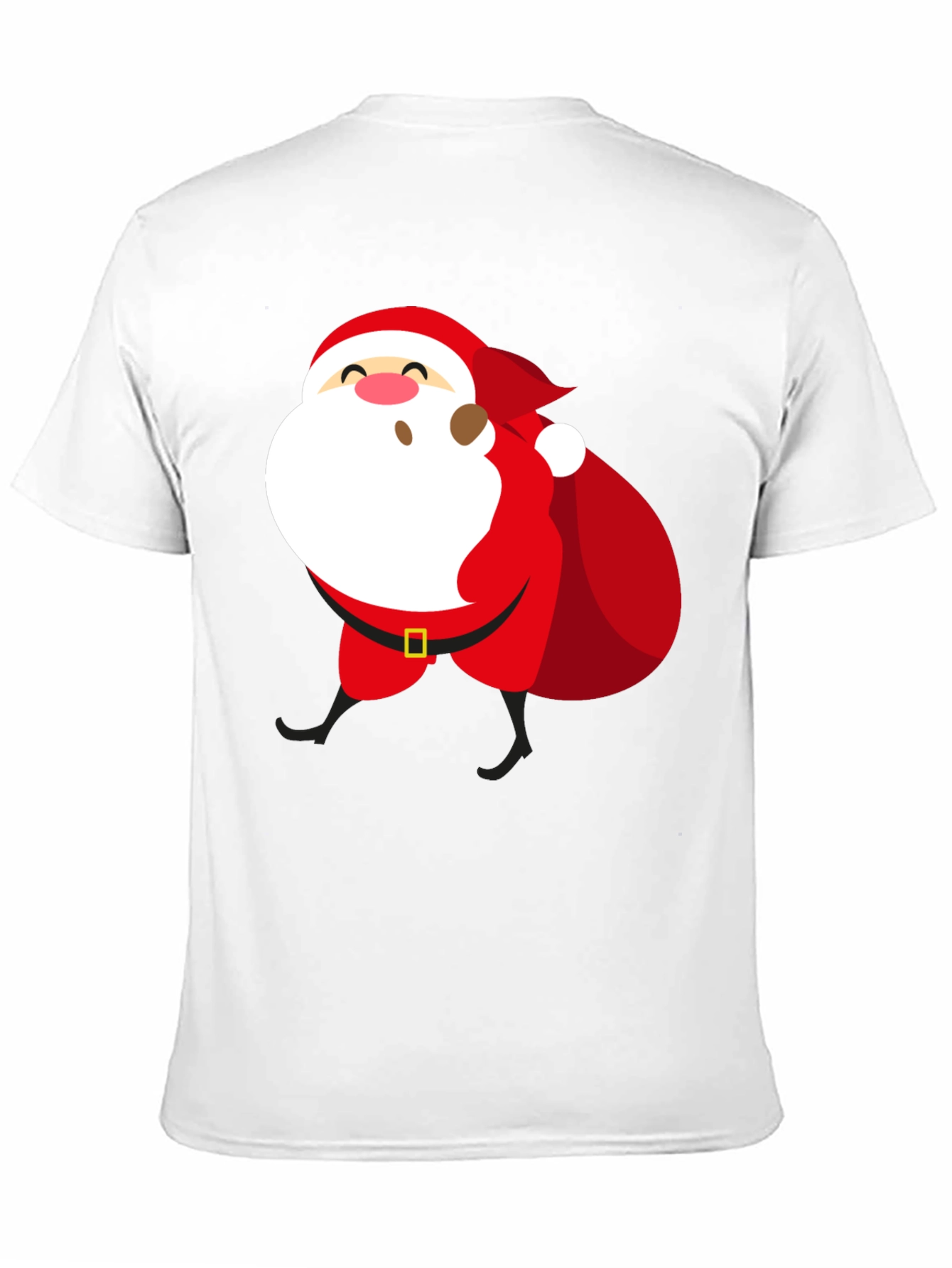 Santa Claus Graphic T-Shirt - Holiday Festive Wear