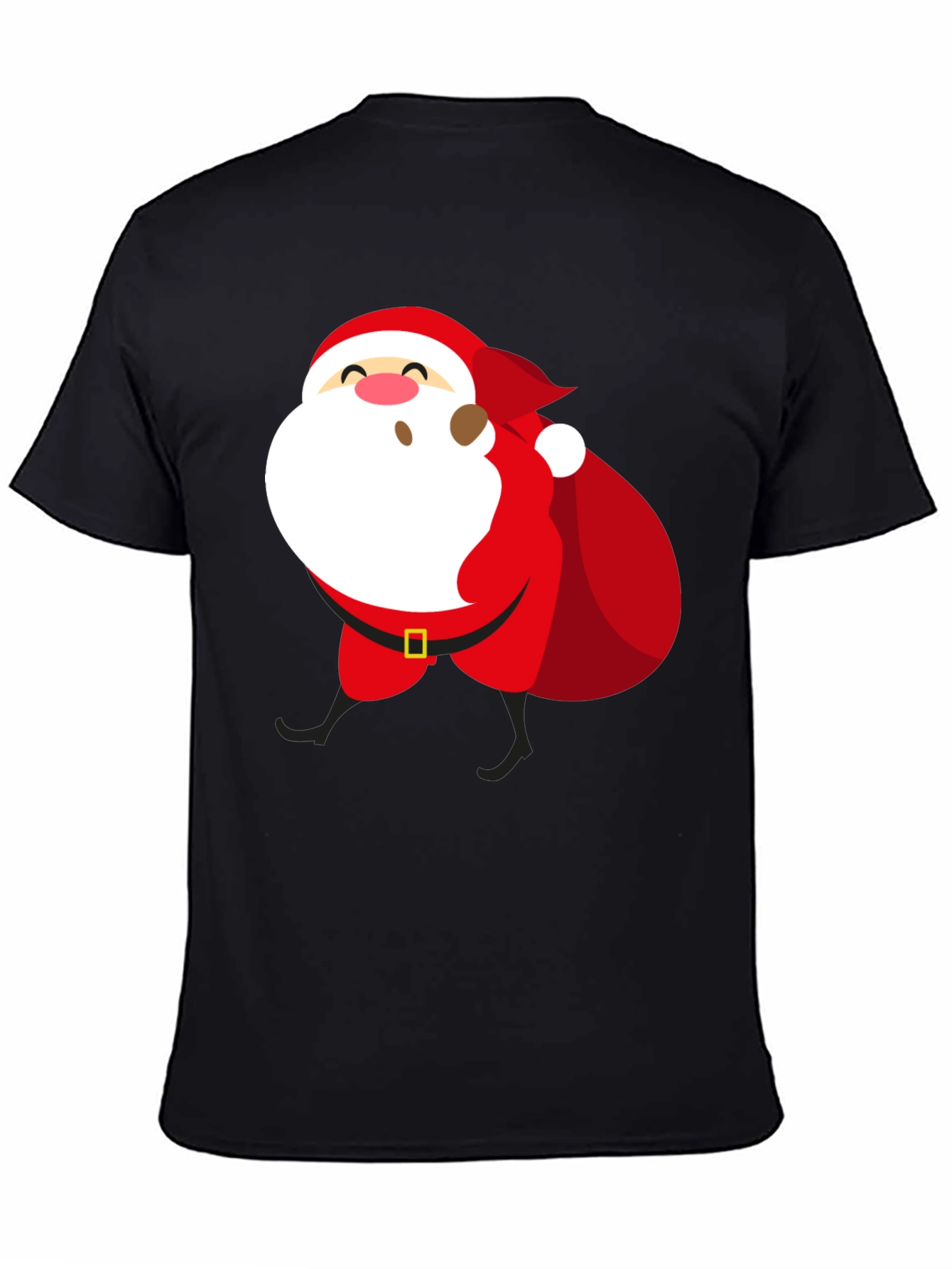 Santa Claus Graphic T-Shirt - Holiday Festive Wear