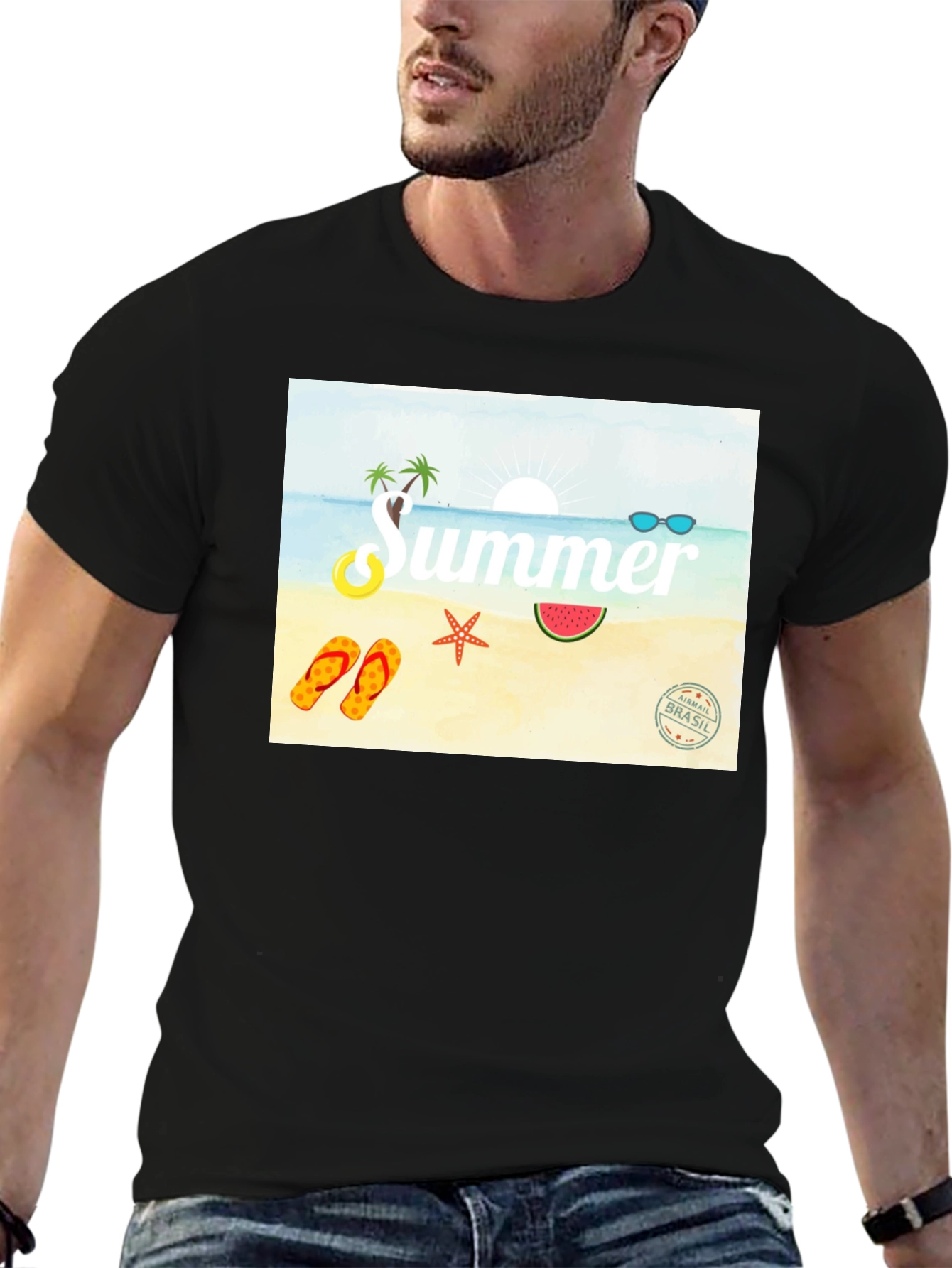 Summer Beach Graphic Tee