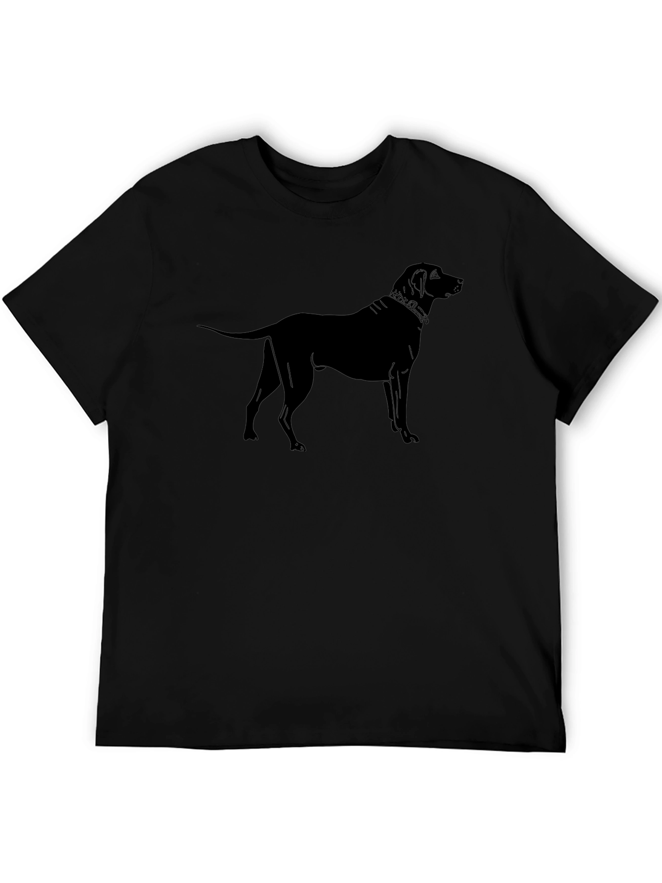 Black Dog Graphic Tee - Modern Style
