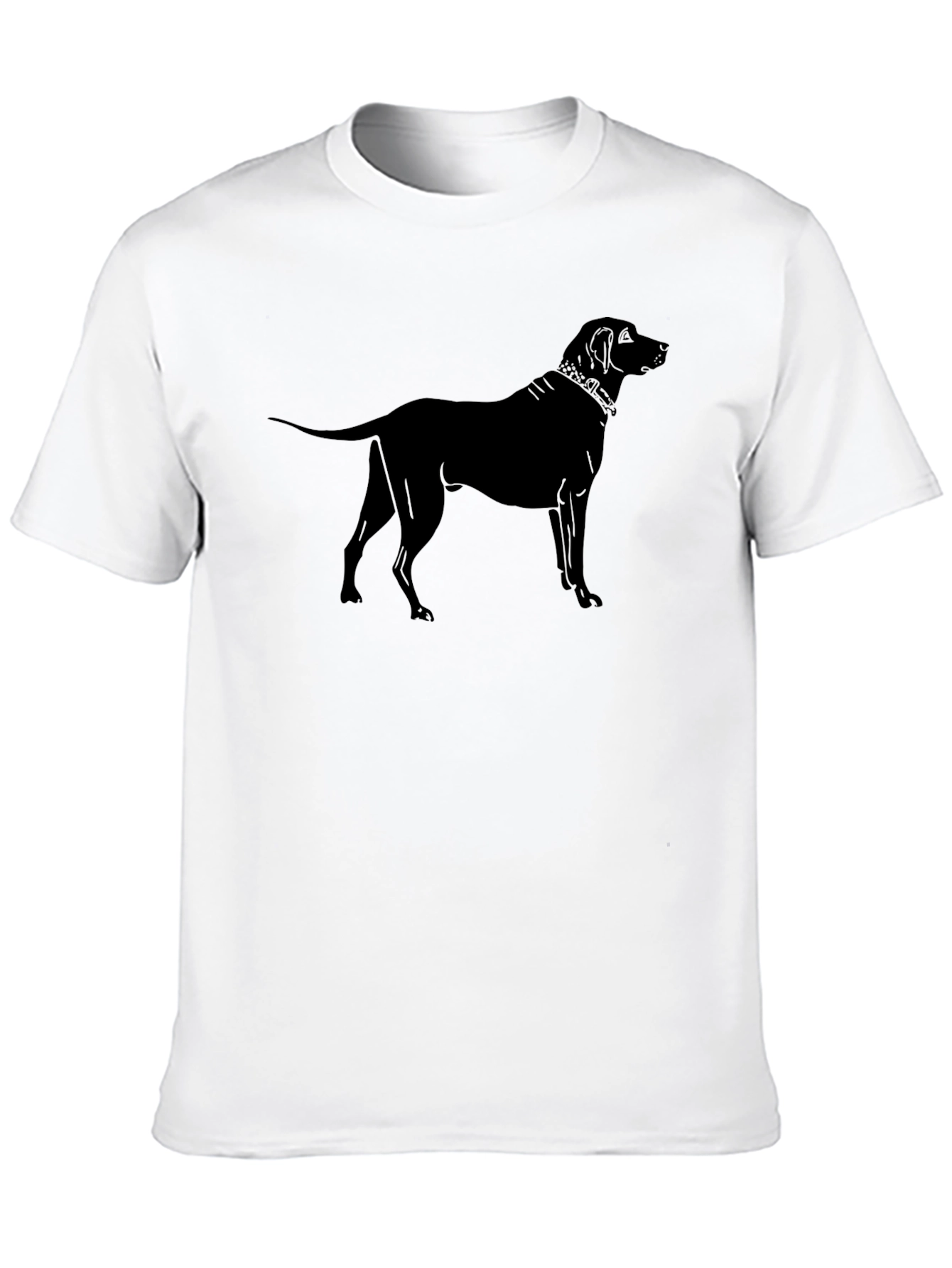 Black Dog Graphic Tee - Modern Style