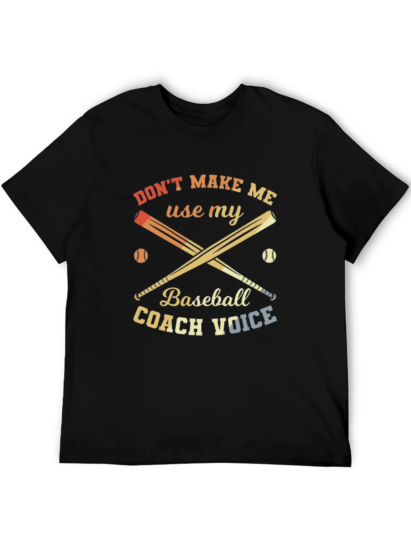 Baseball Coach Voice Funny Graphic Tee