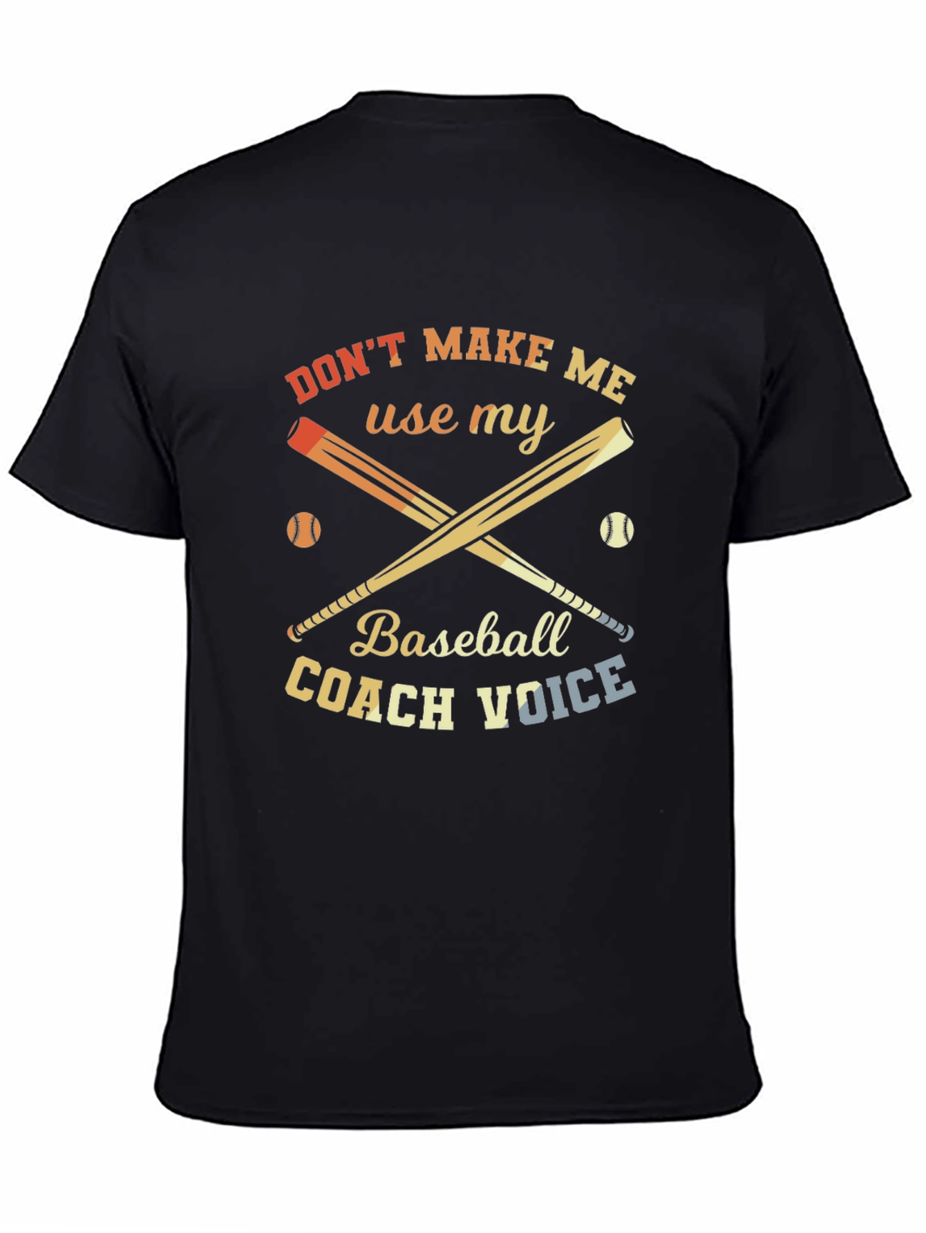 Baseball Coach Voice Funny Graphic Tee
