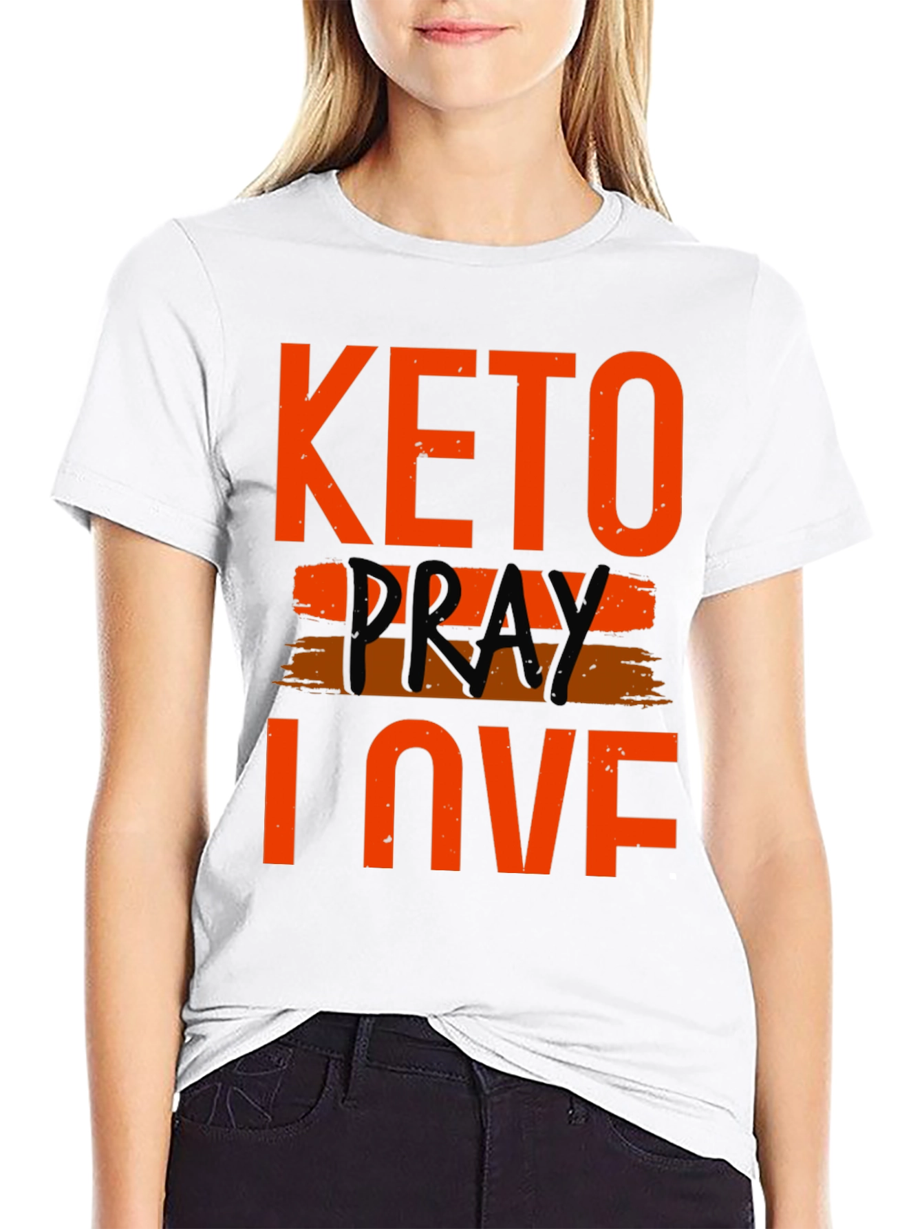 Keto Pray Love T-Shirt -  Graphic Tee