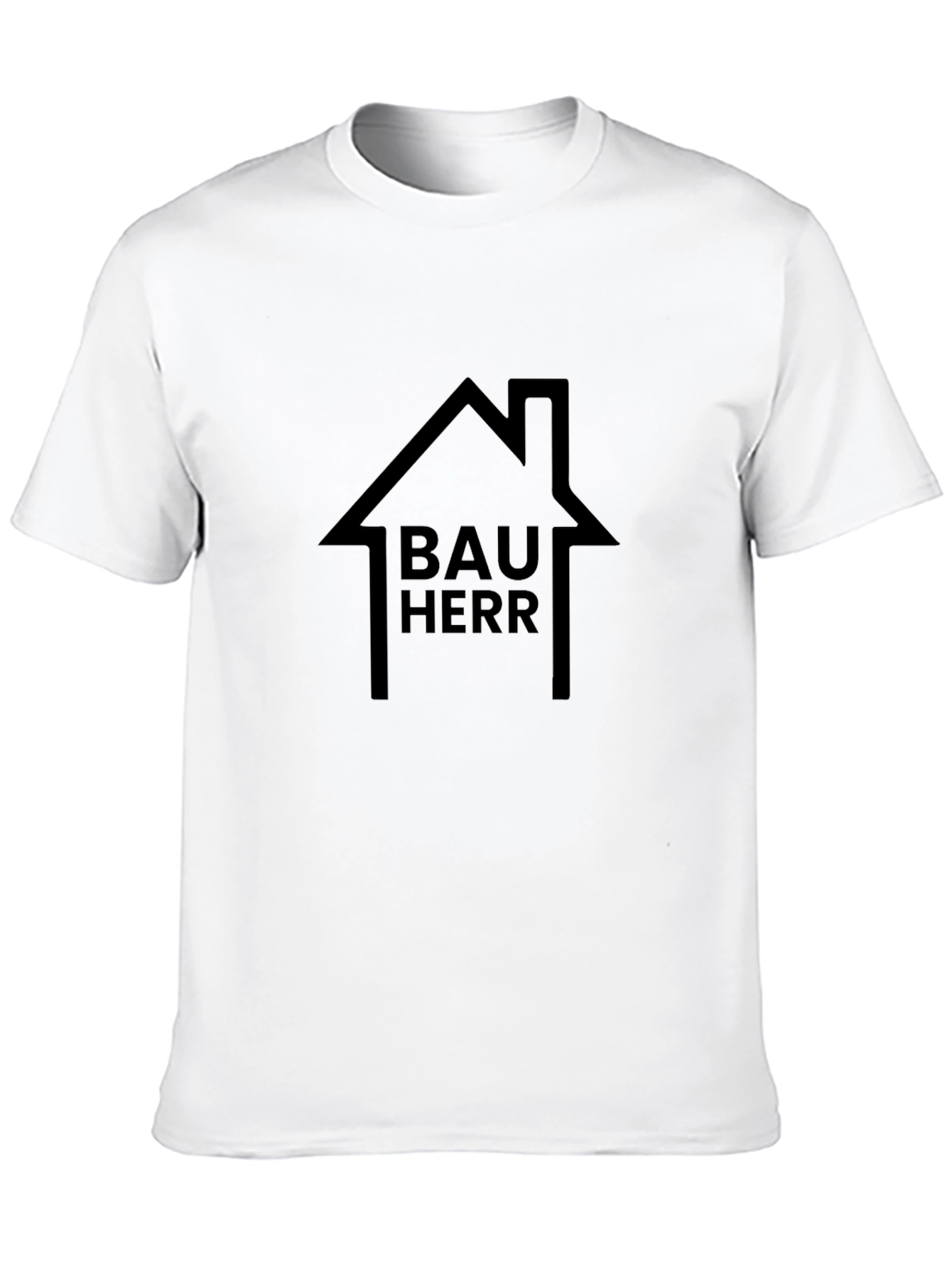 Bauherr House Graphic T-Shirt - Black Cotton Tee