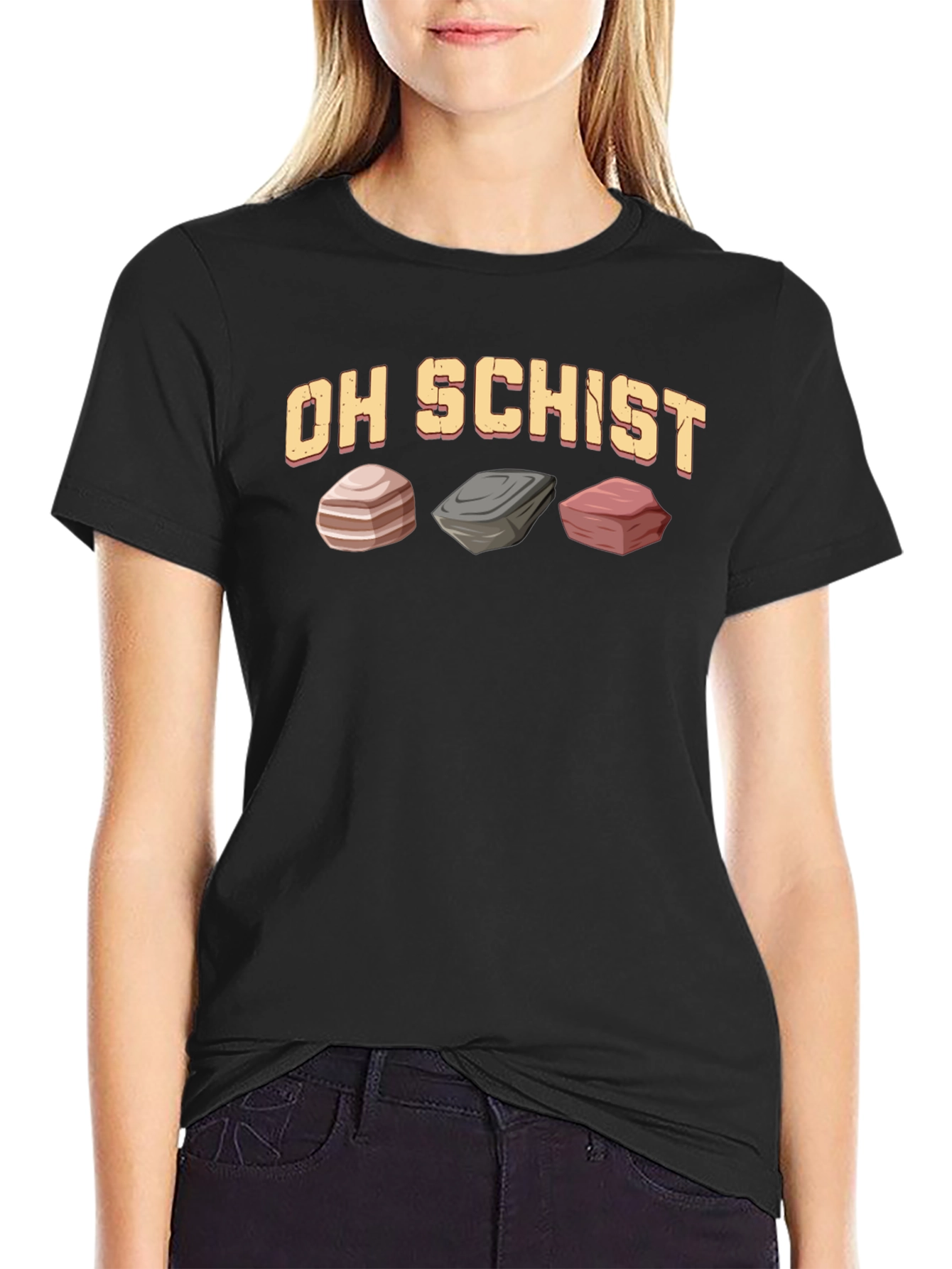 Oh Schist Rocks Funny Geology T-Shirt