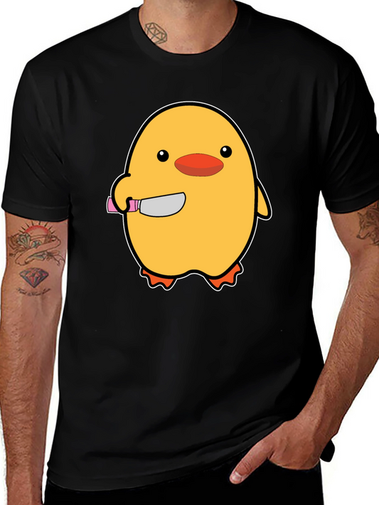 Killer Chick T-Shirt - Funny Cartoon Chick with Knife!
