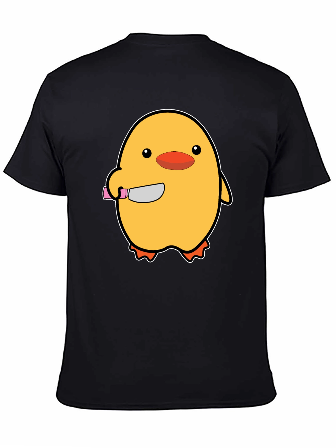 Killer Chick T-Shirt - Funny Cartoon Chick with Knife!