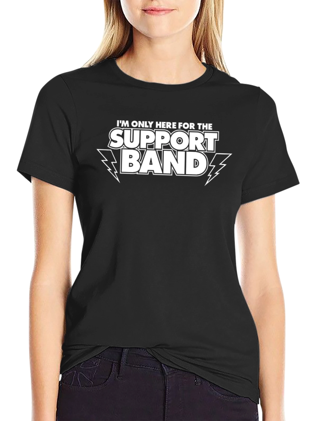 Support Band Tee - Music Lover Graphic T-Shirt