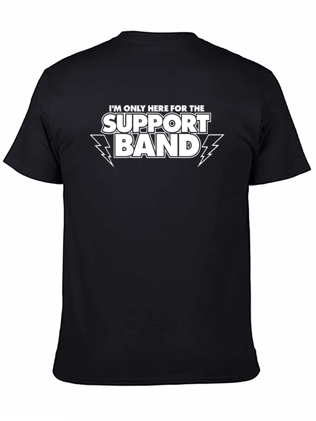 Support Band Tee - Music Lover Graphic T-Shirt