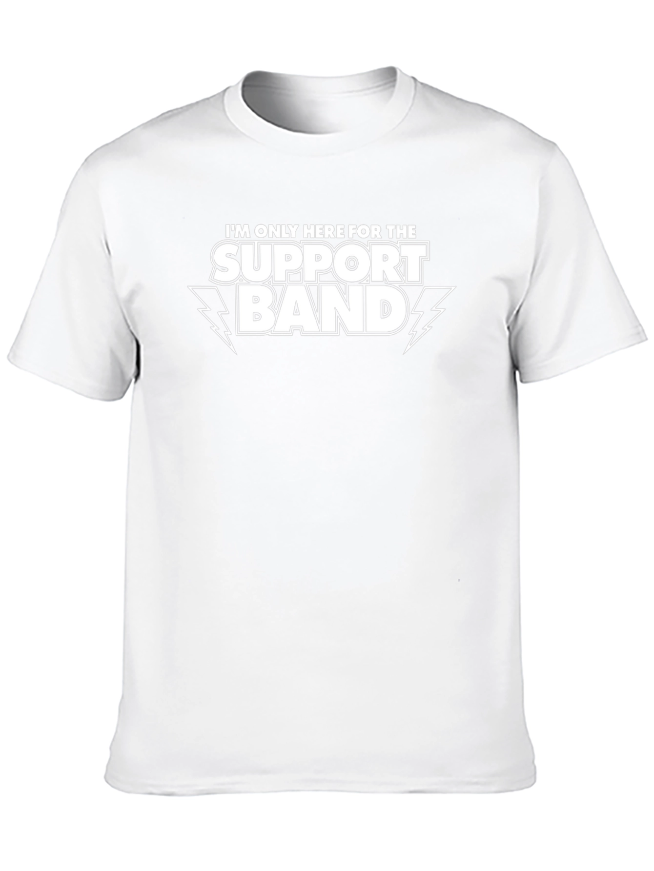 Support Band Tee - Music Lover Graphic T-Shirt