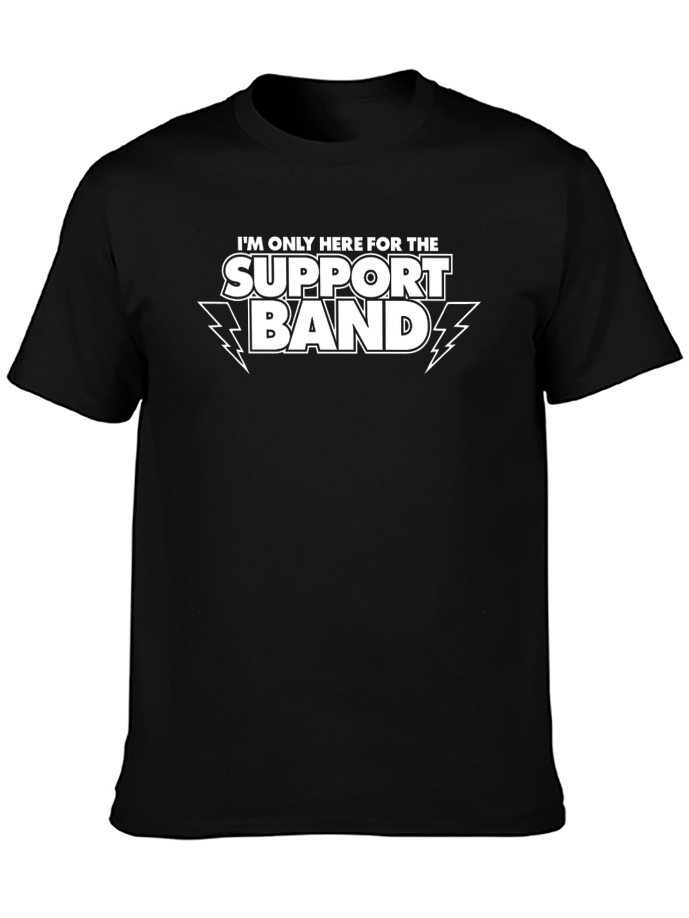 Support Band Tee - Music Lover Graphic T-Shirt