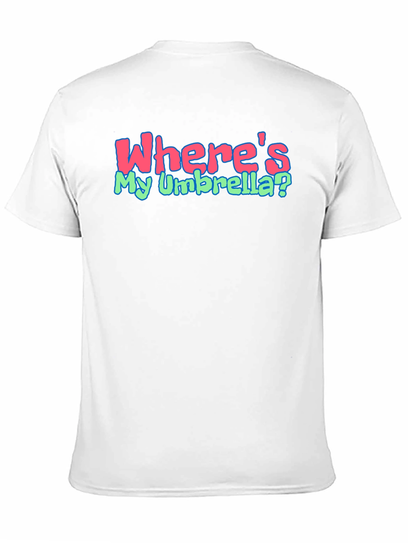 Wheres My Umbrella Black T-Shirt