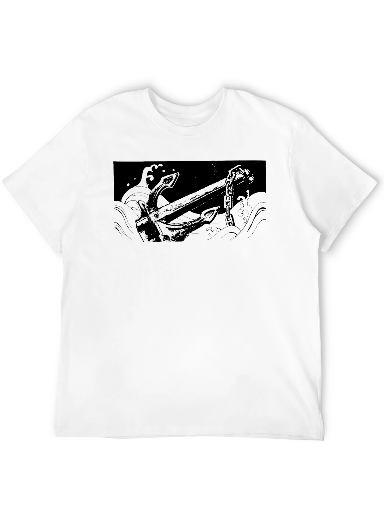 Anchor Graphic T-Shirt - Black
