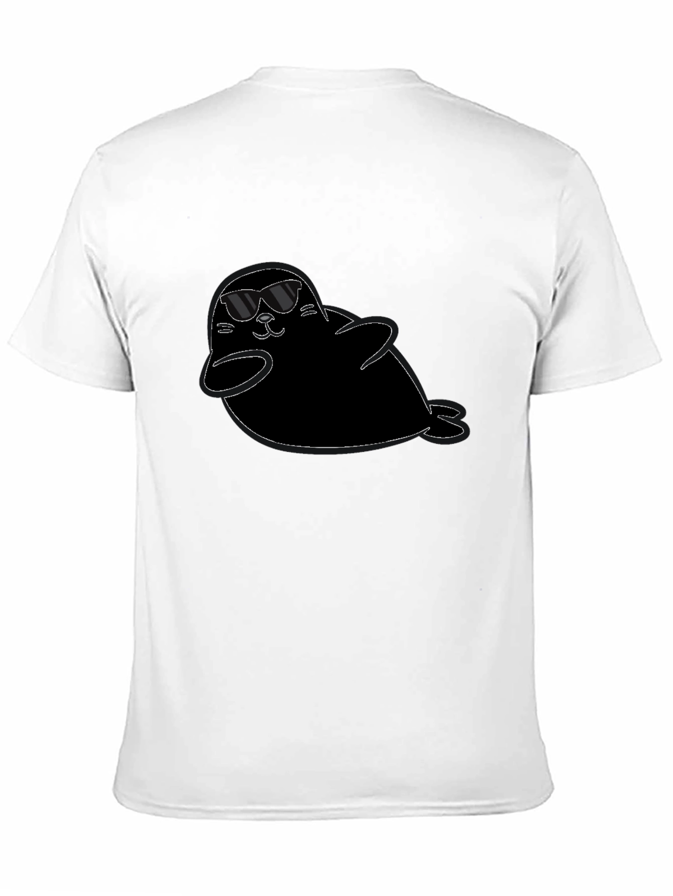 Cool Seal Graphic Tee - Black