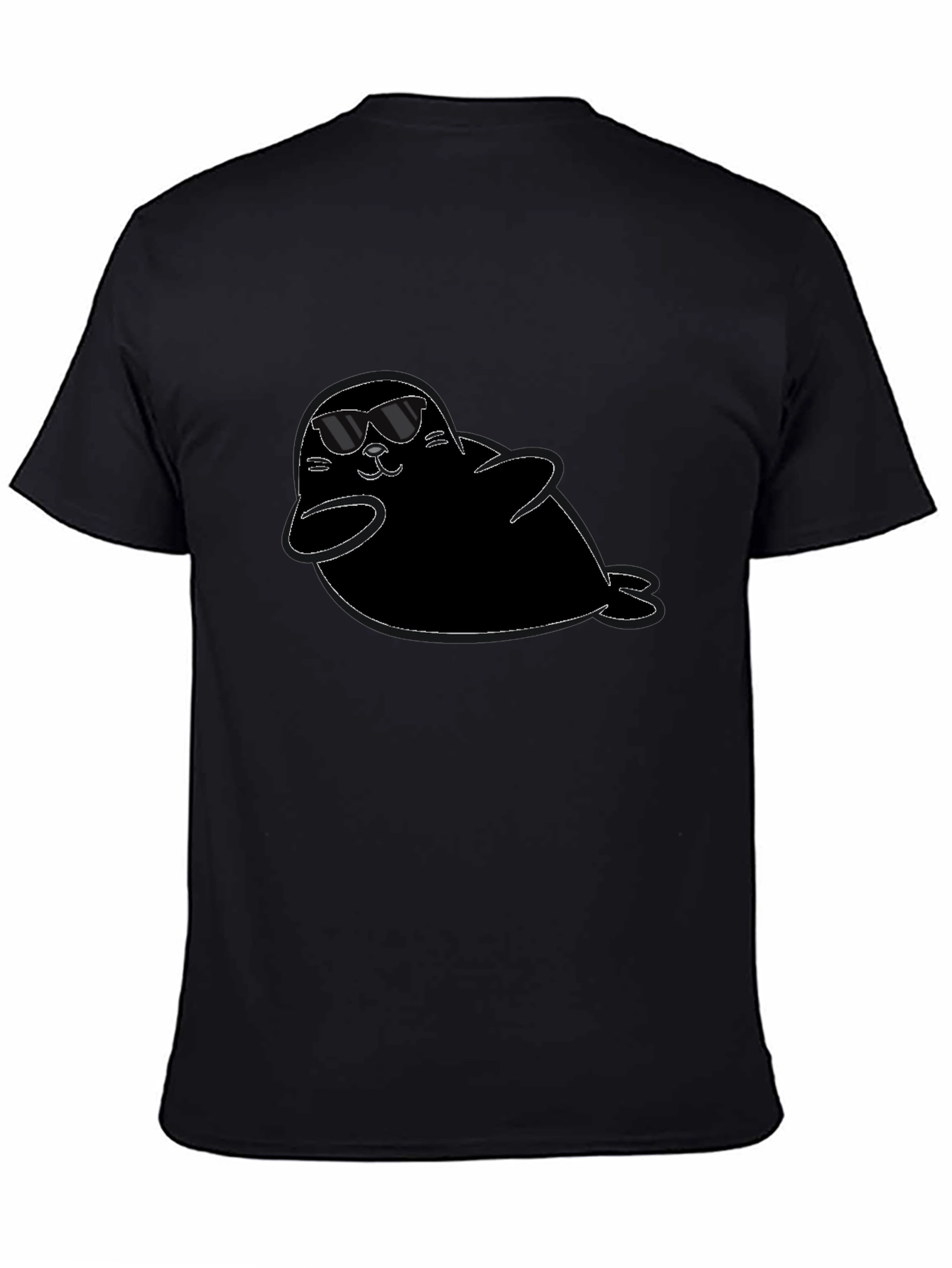 Cool Seal Graphic Tee - Black