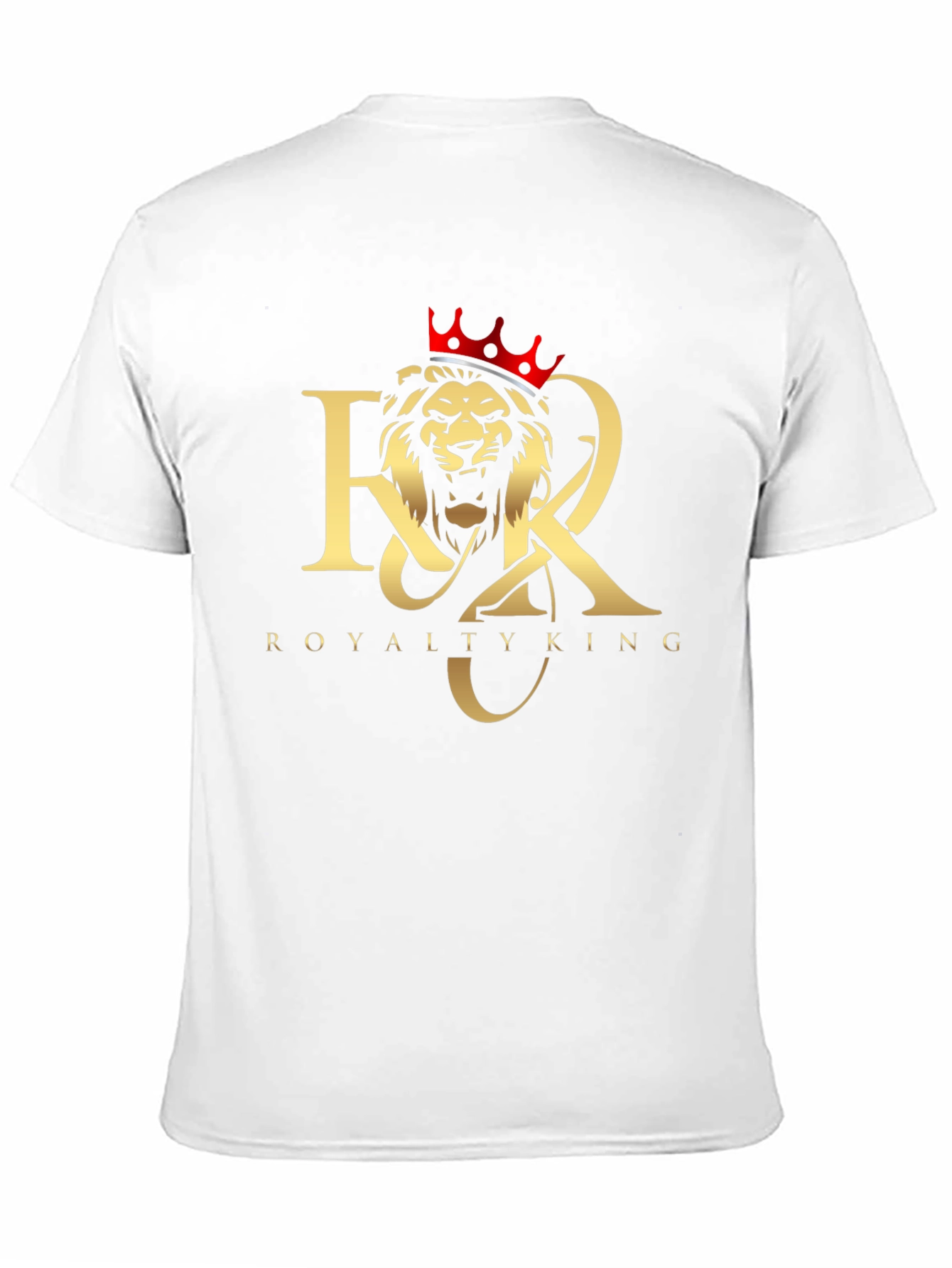 Royalty King Lion Crown Black T-Shirt