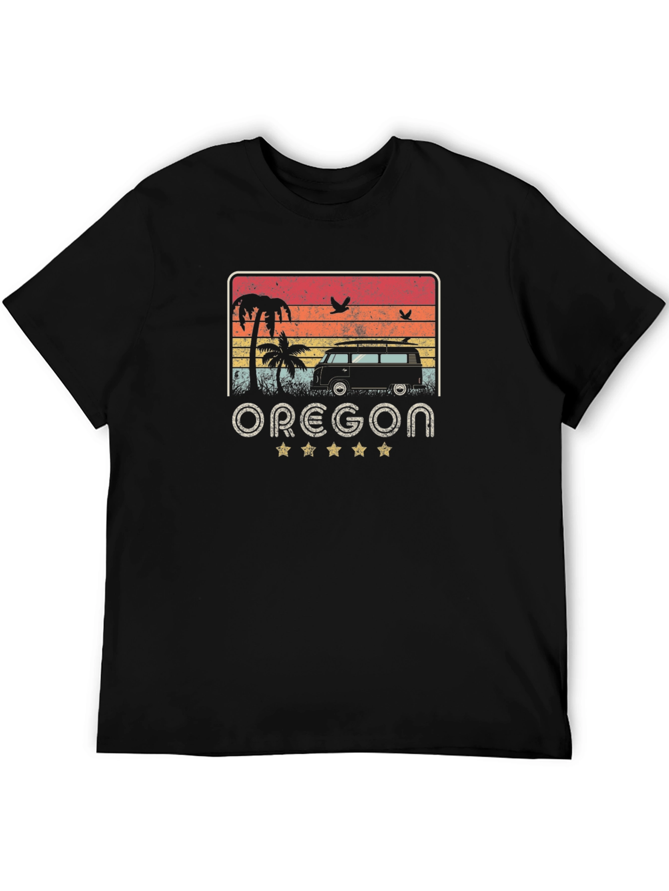 Retro Oregon Surf Van Graphic Tee
