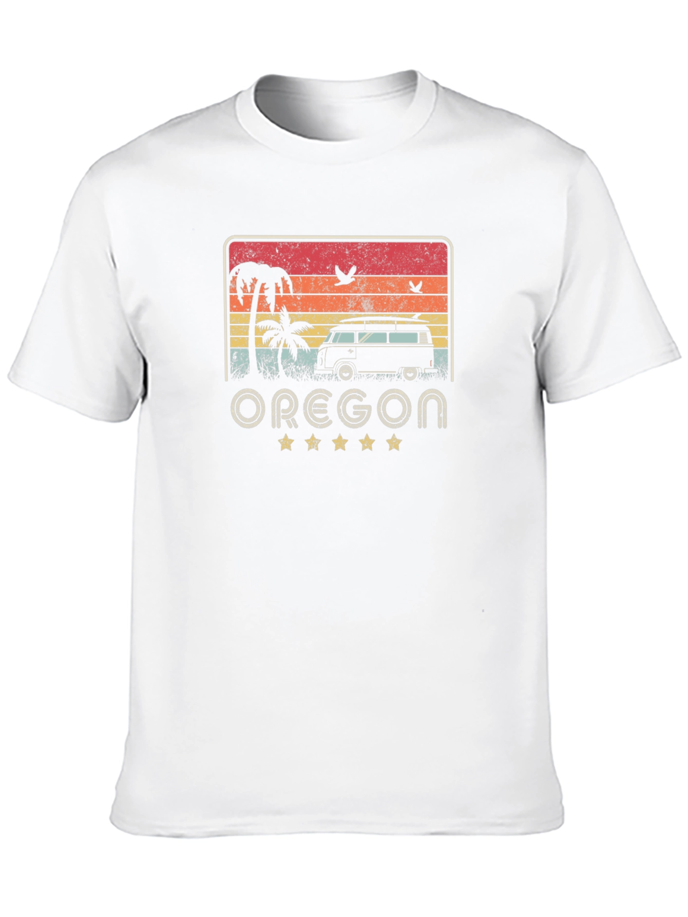 Retro Oregon Surf Van Graphic Tee
