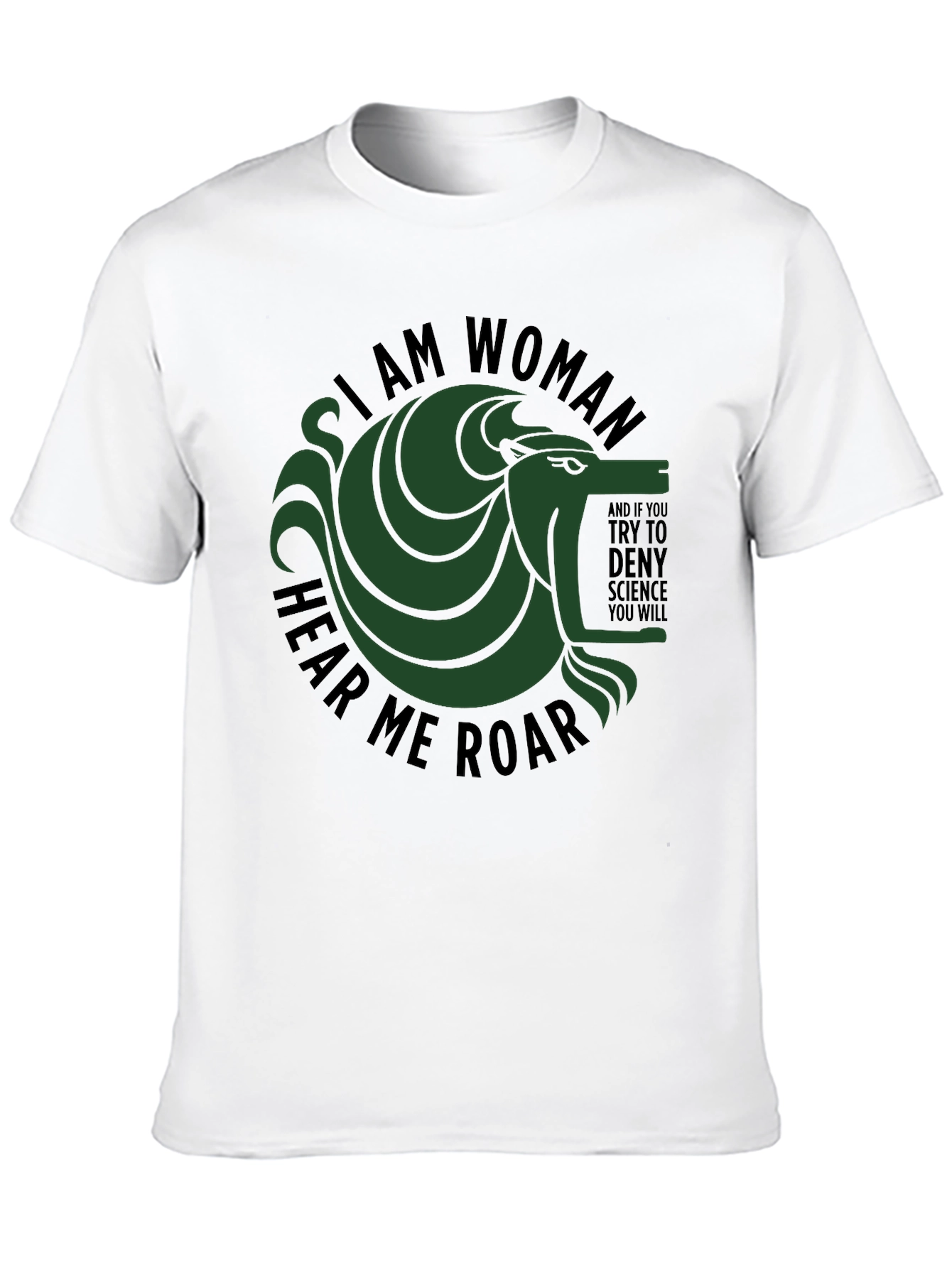 I am Woman Hear Me Roar Graphic Tee