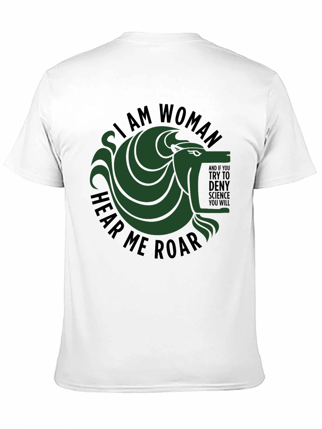 I am Woman Hear Me Roar Graphic Tee
