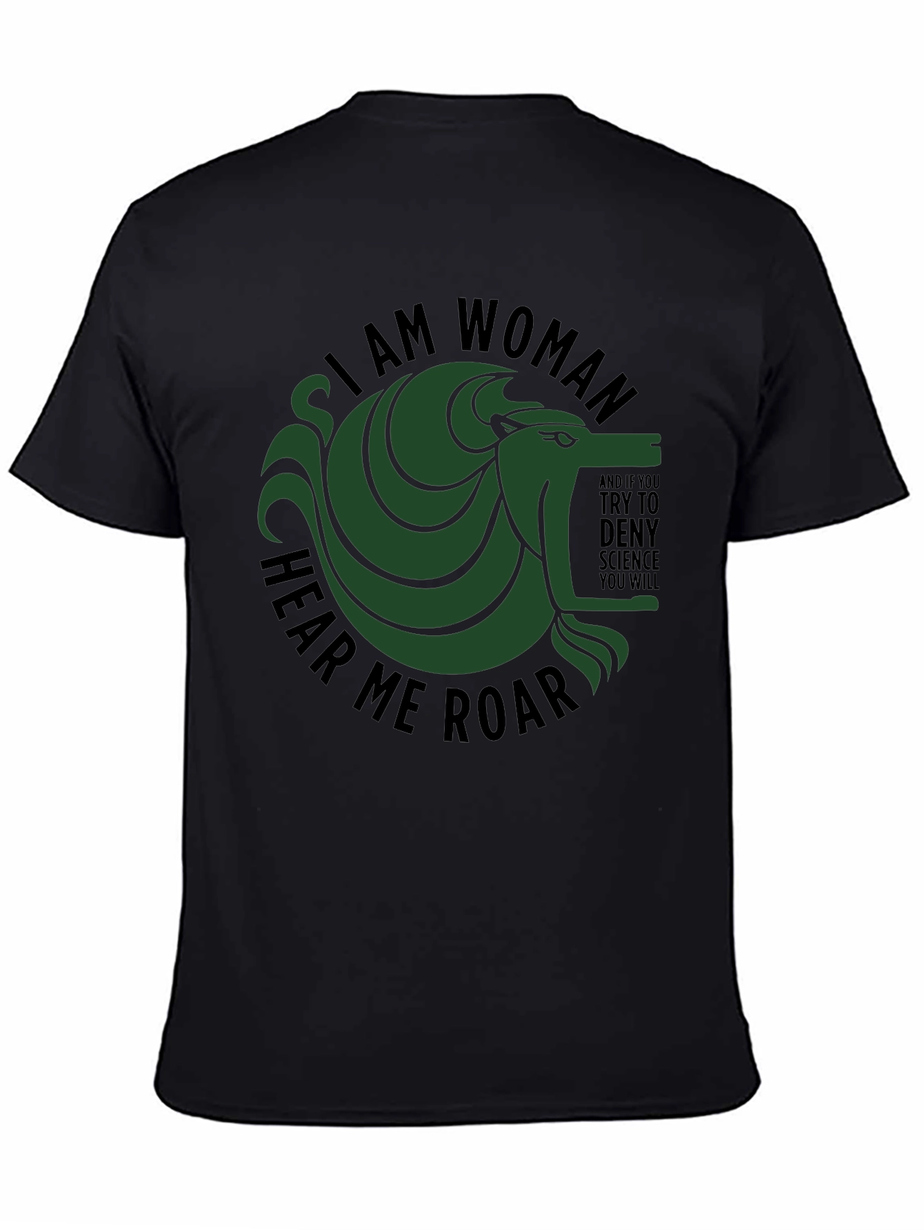 I am Woman Hear Me Roar Graphic Tee