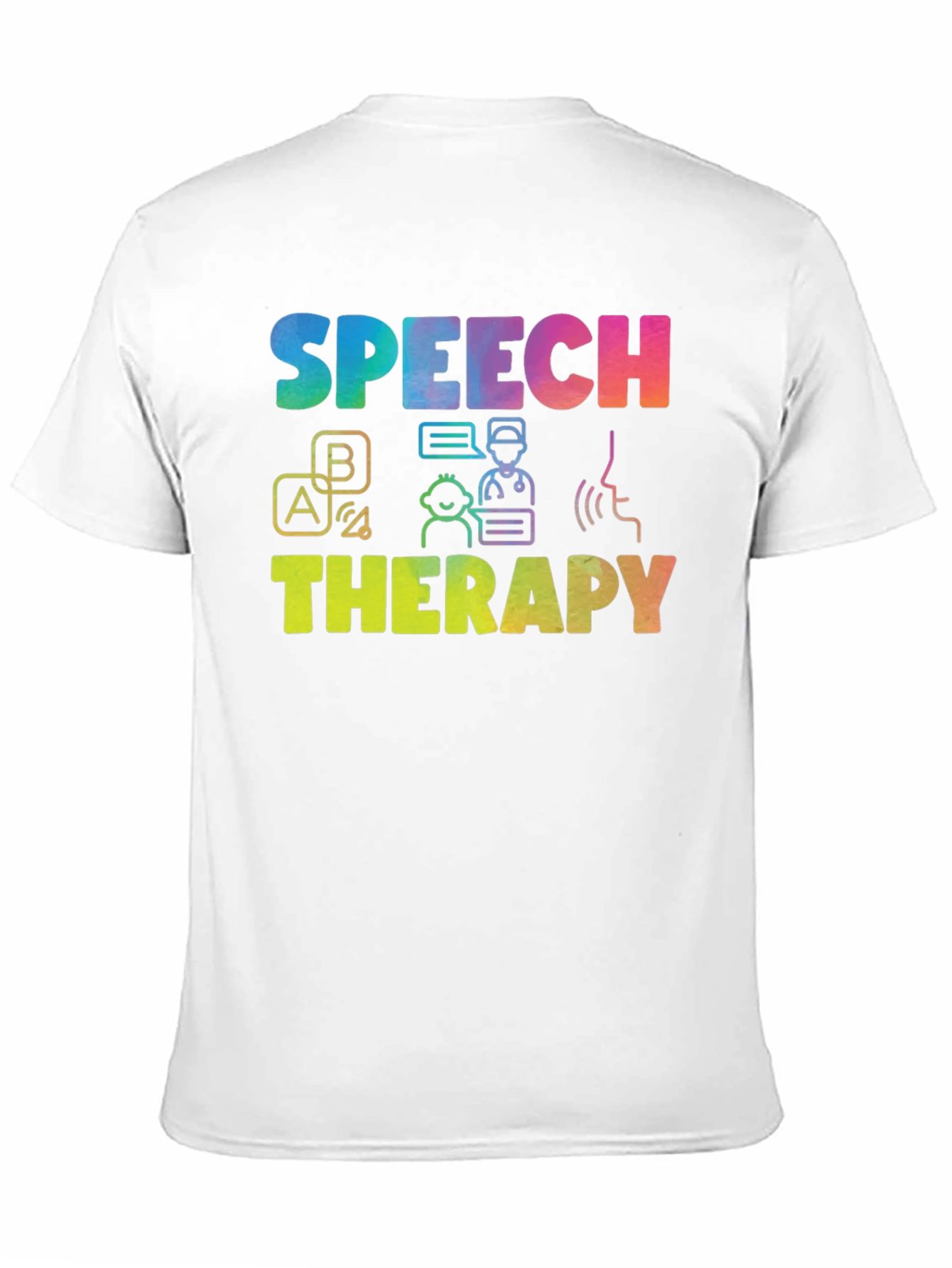 Speech Therapy Rainbow T-Shirt