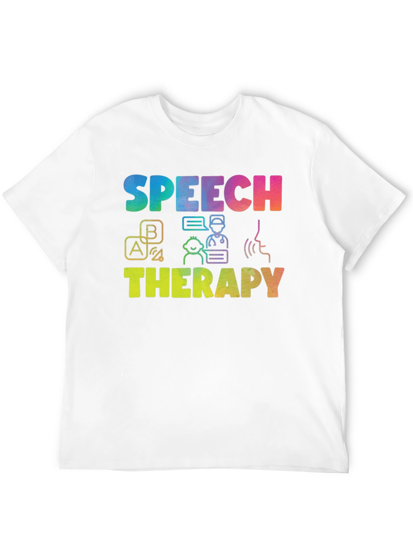 Speech Therapy Rainbow T-Shirt