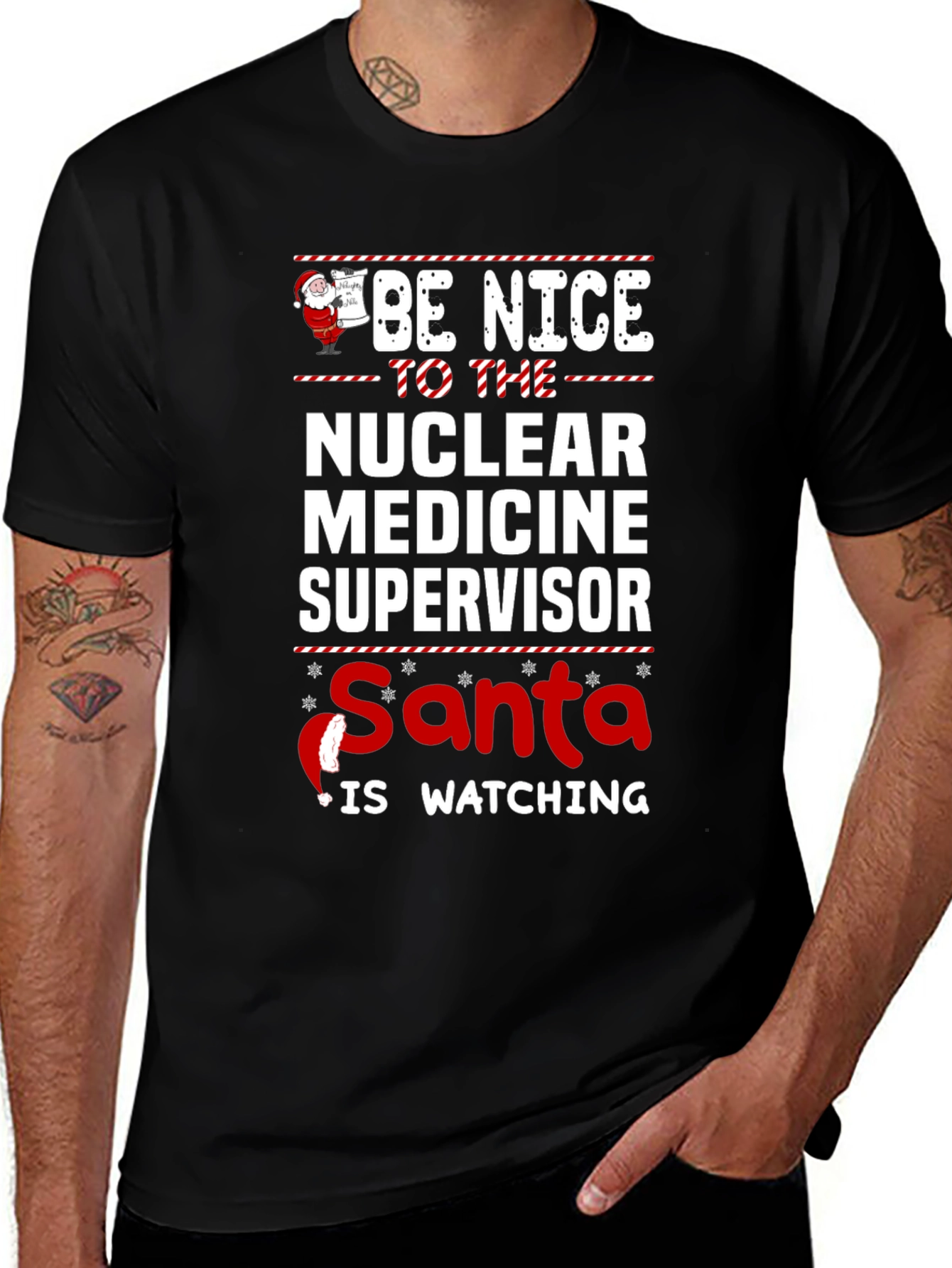 Funny Nuclear Medicine Supervisor Christmas T-Shirt