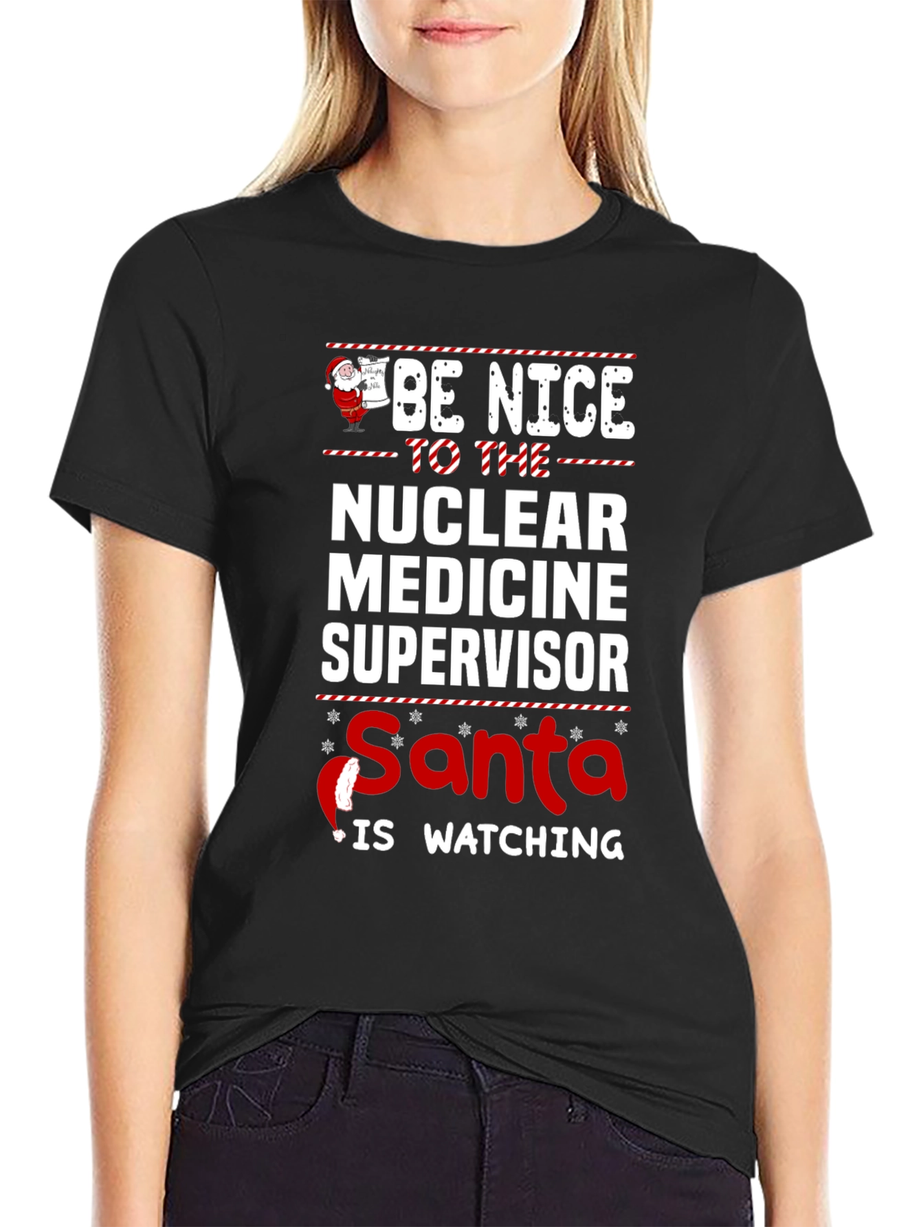 Funny Nuclear Medicine Supervisor Christmas T-Shirt