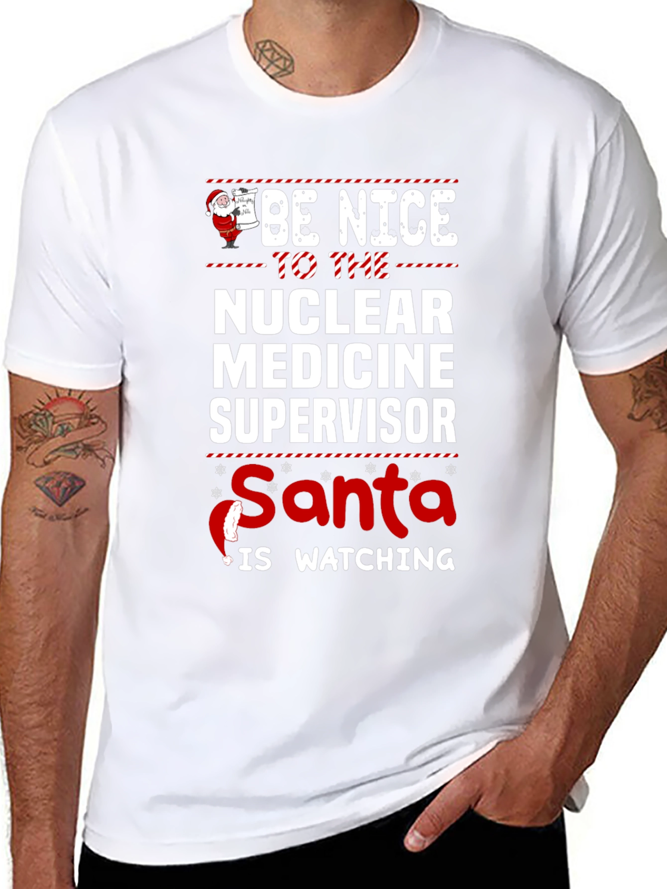 Funny Nuclear Medicine Supervisor Christmas T-Shirt