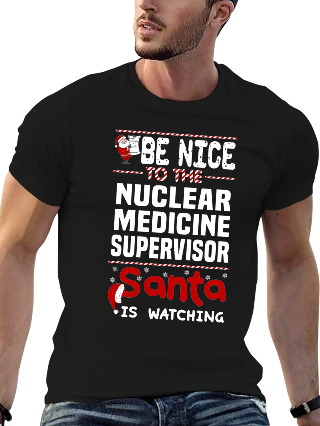 Funny Nuclear Medicine Supervisor Christmas T-Shirt