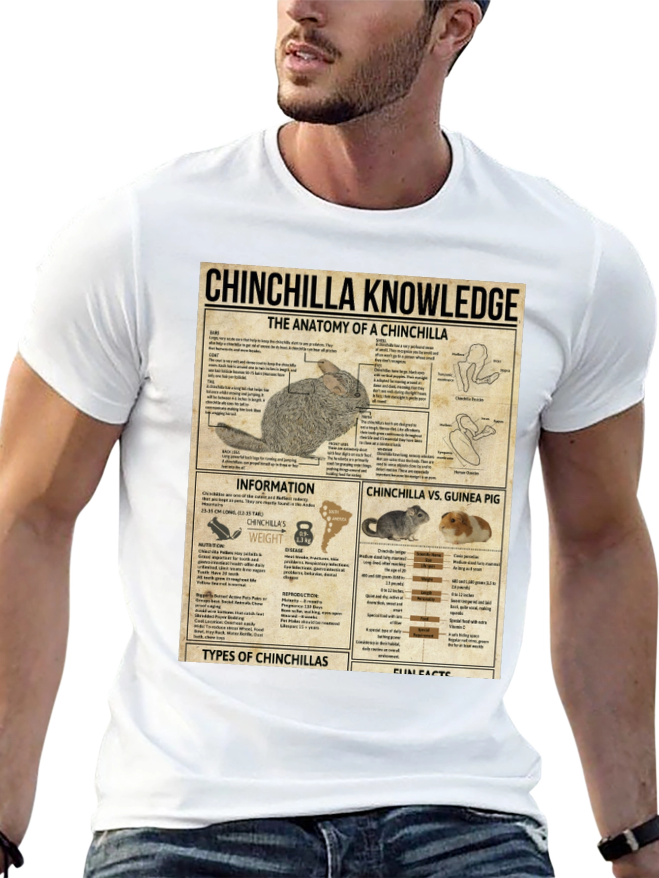 Chinchilla Knowledge T-Shirt