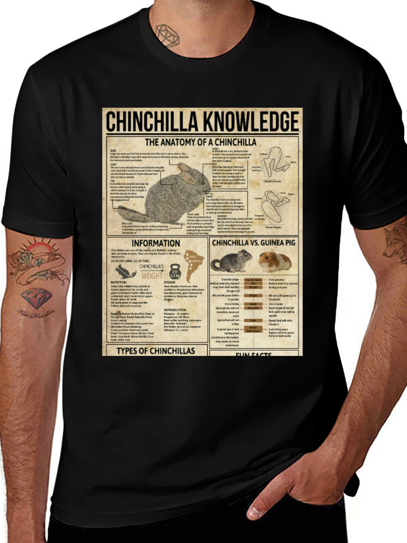 Chinchilla Knowledge T-Shirt