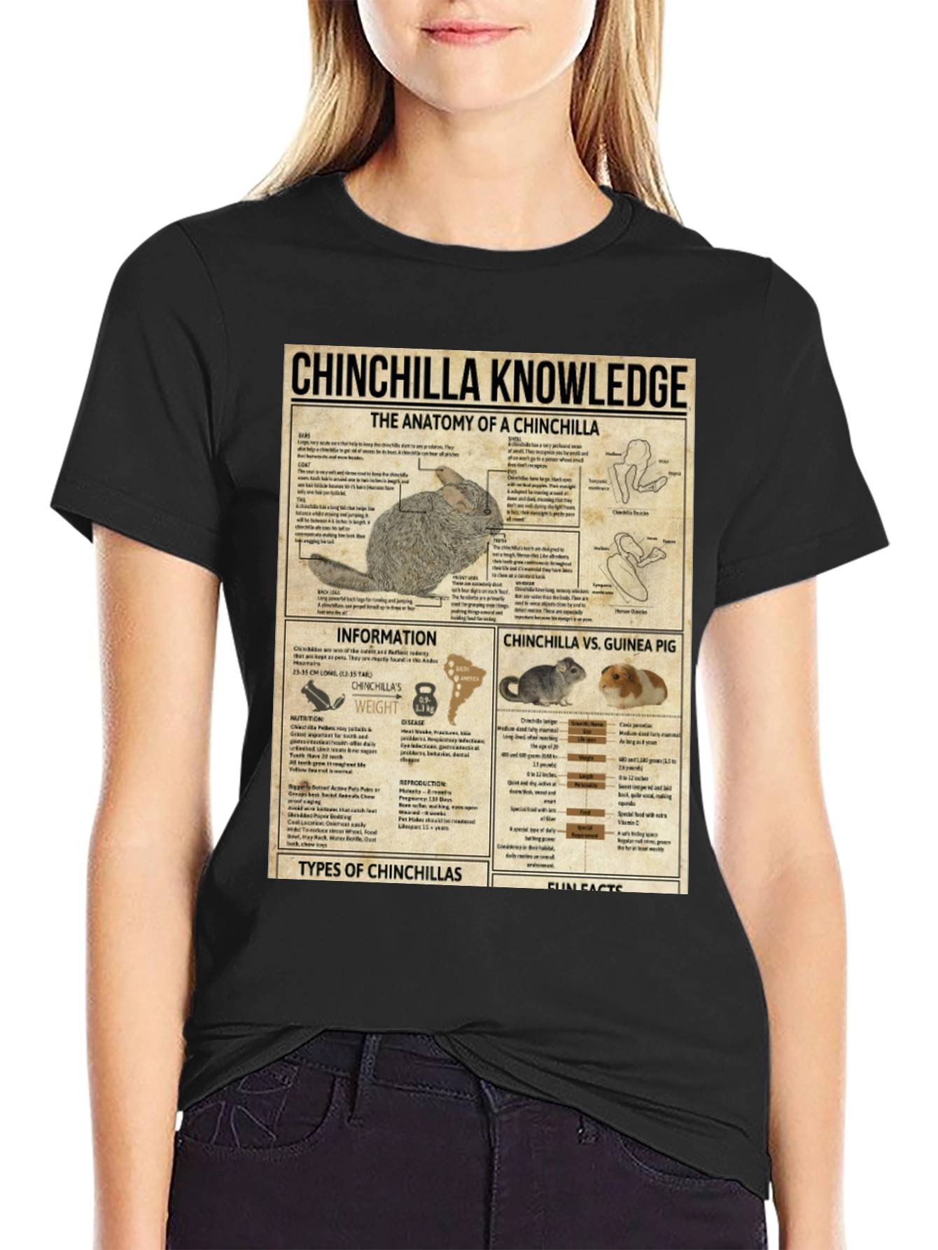 Chinchilla Knowledge T-Shirt