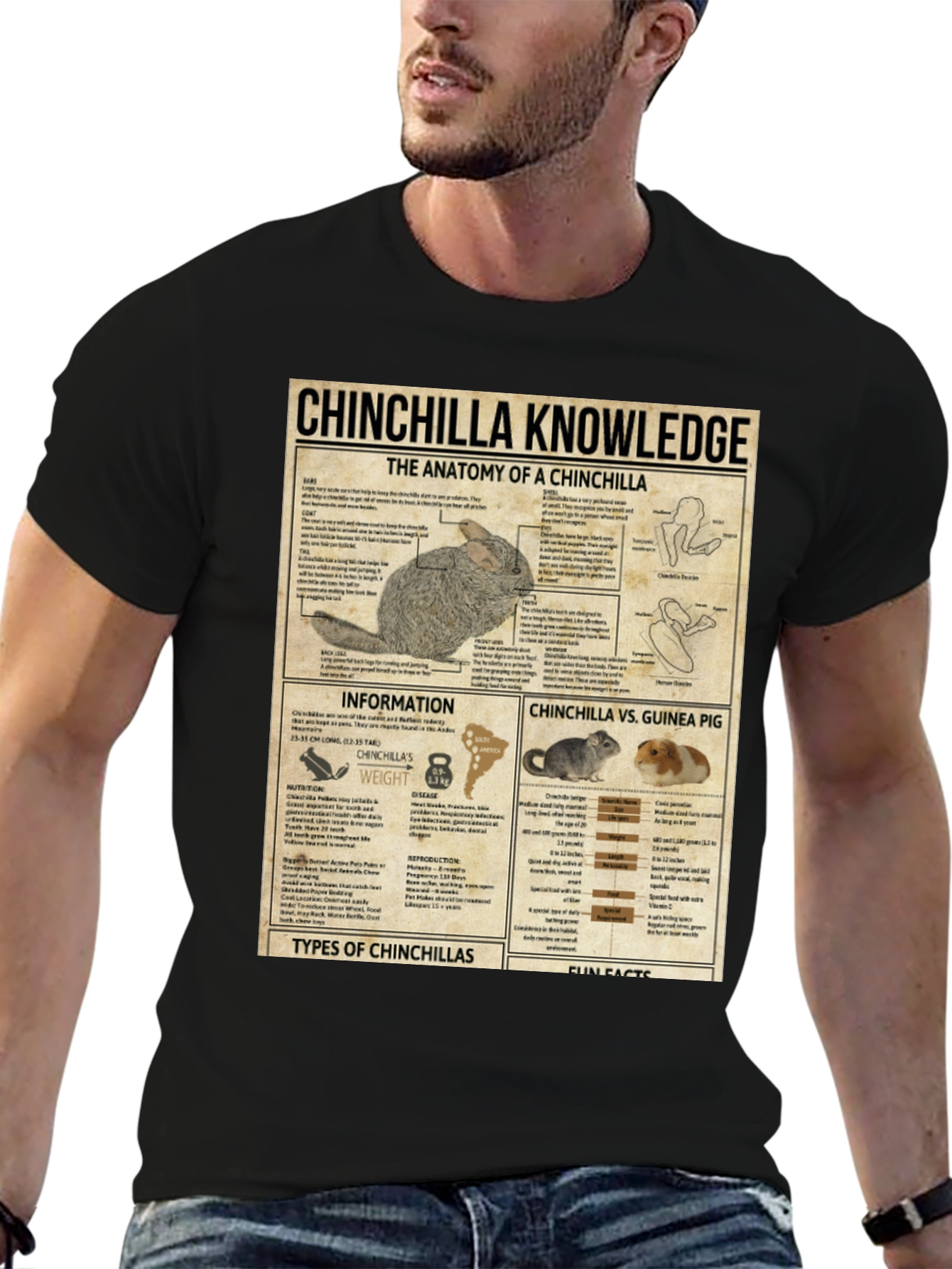 Chinchilla Knowledge T-Shirt