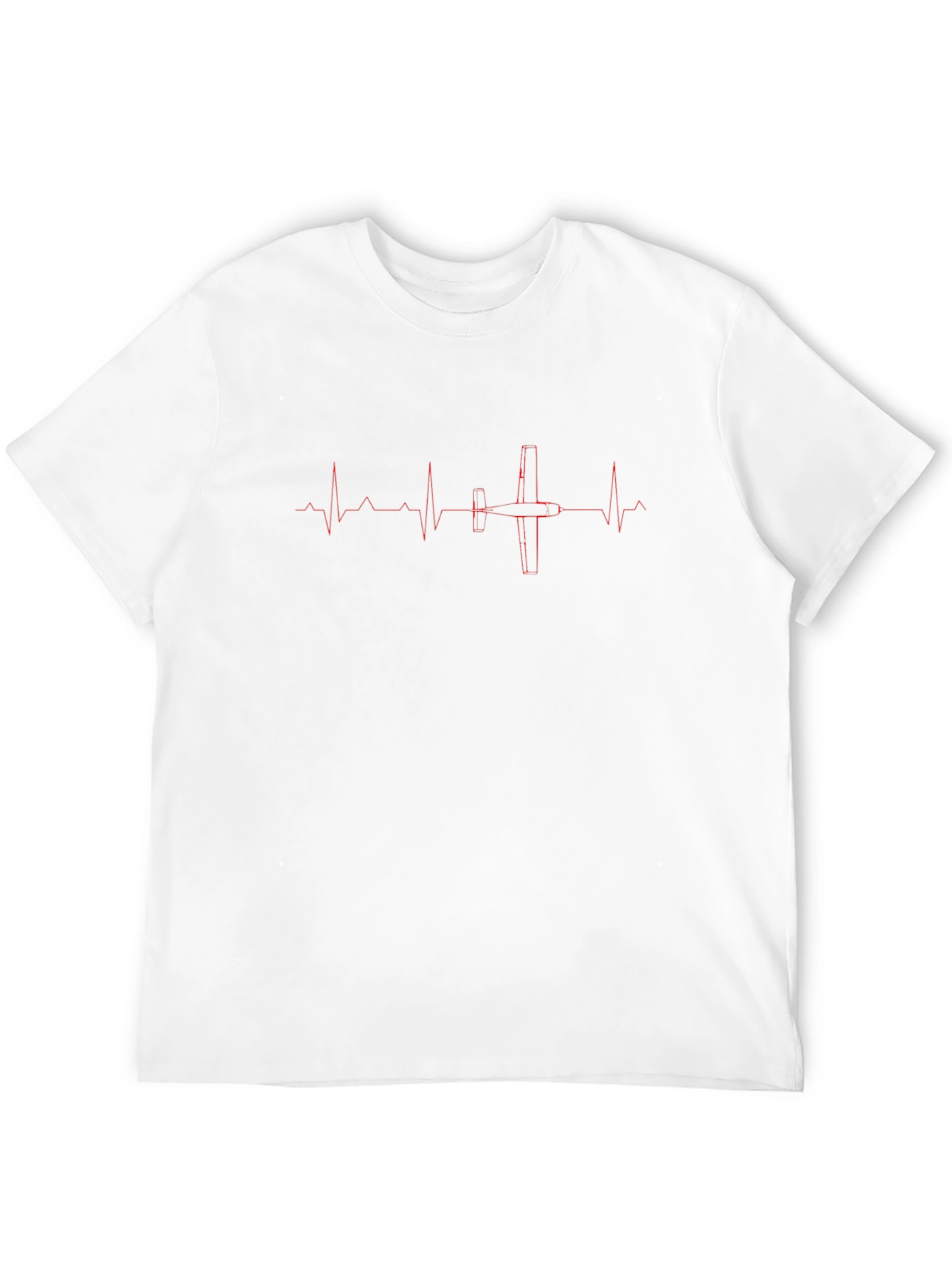 Pilot Heartbeat T-Shirt - Aviation Lover Tee