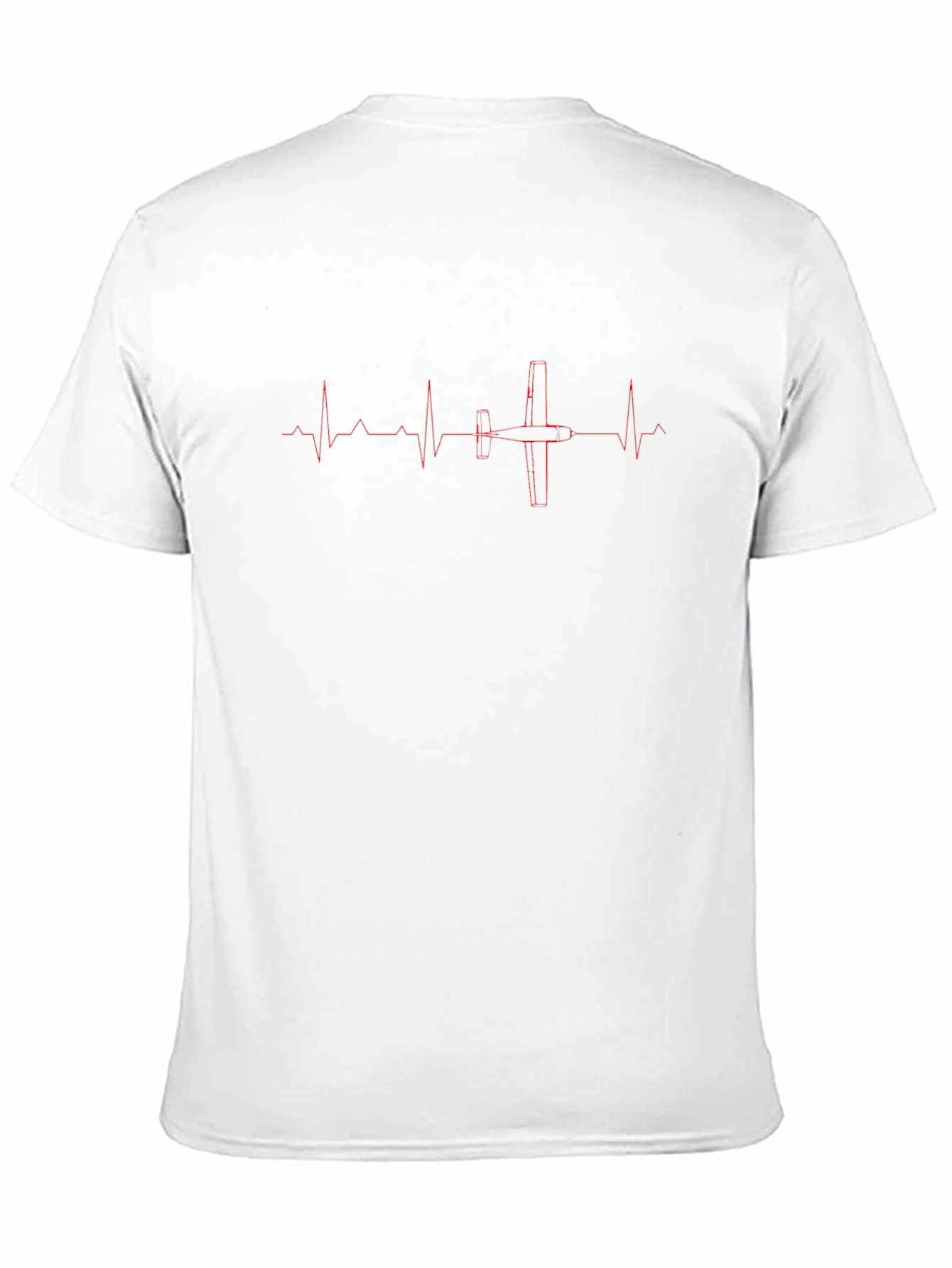 Pilot Heartbeat T-Shirt - Aviation Lover Tee