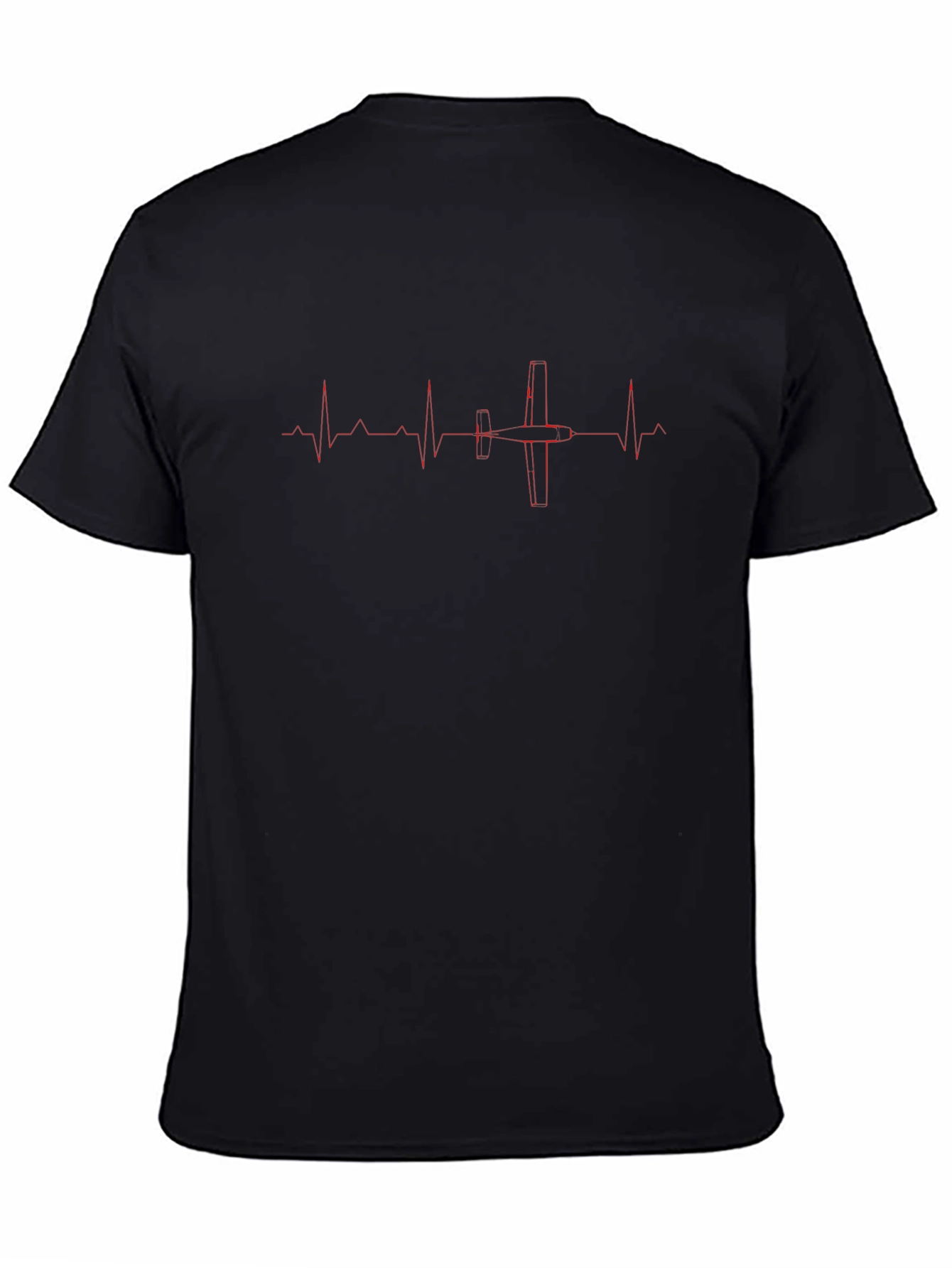 Pilot Heartbeat T-Shirt - Aviation Lover Tee