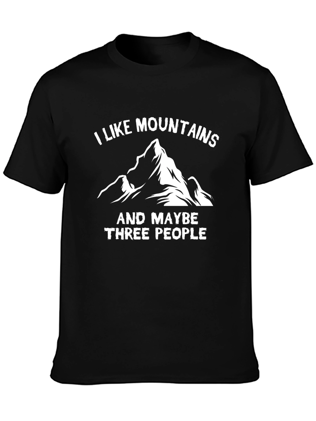 I Like Mountains T-Shirt - Hiking Adventure Tee