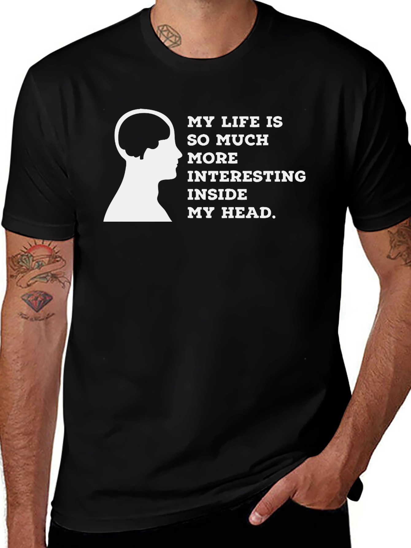 My Life More Interesting Inside My Head T-Shirt