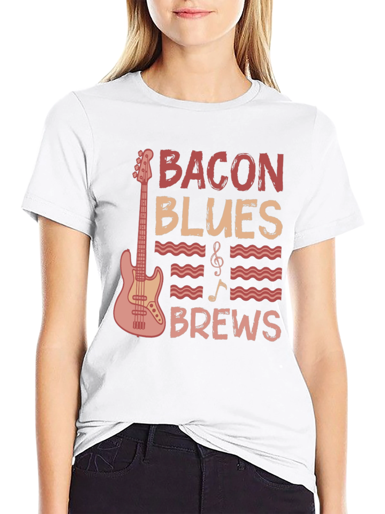 Bacon Blues Brews Graphic Tee